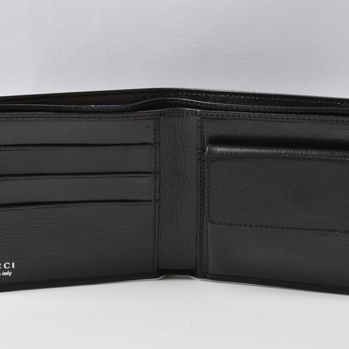 Gucci Black Leather Wallet (Bi-Fold) (Pre-Owned)