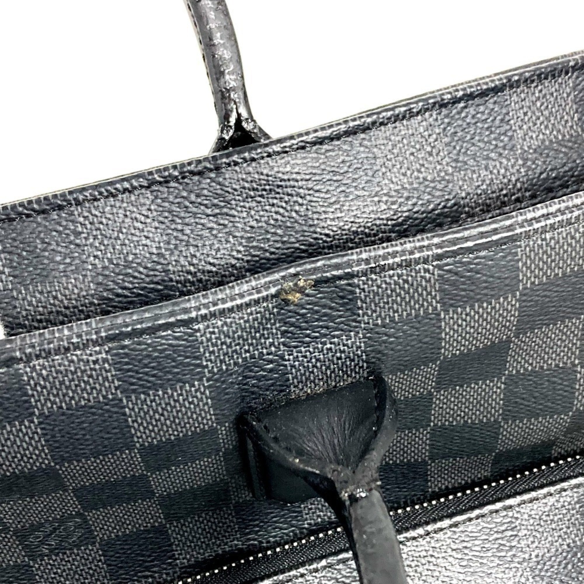 Louis Vuitton Black Damier Graphite Canvas Briefcase Handbag Shoulder Bag Tote Bag (Pre-Owned)