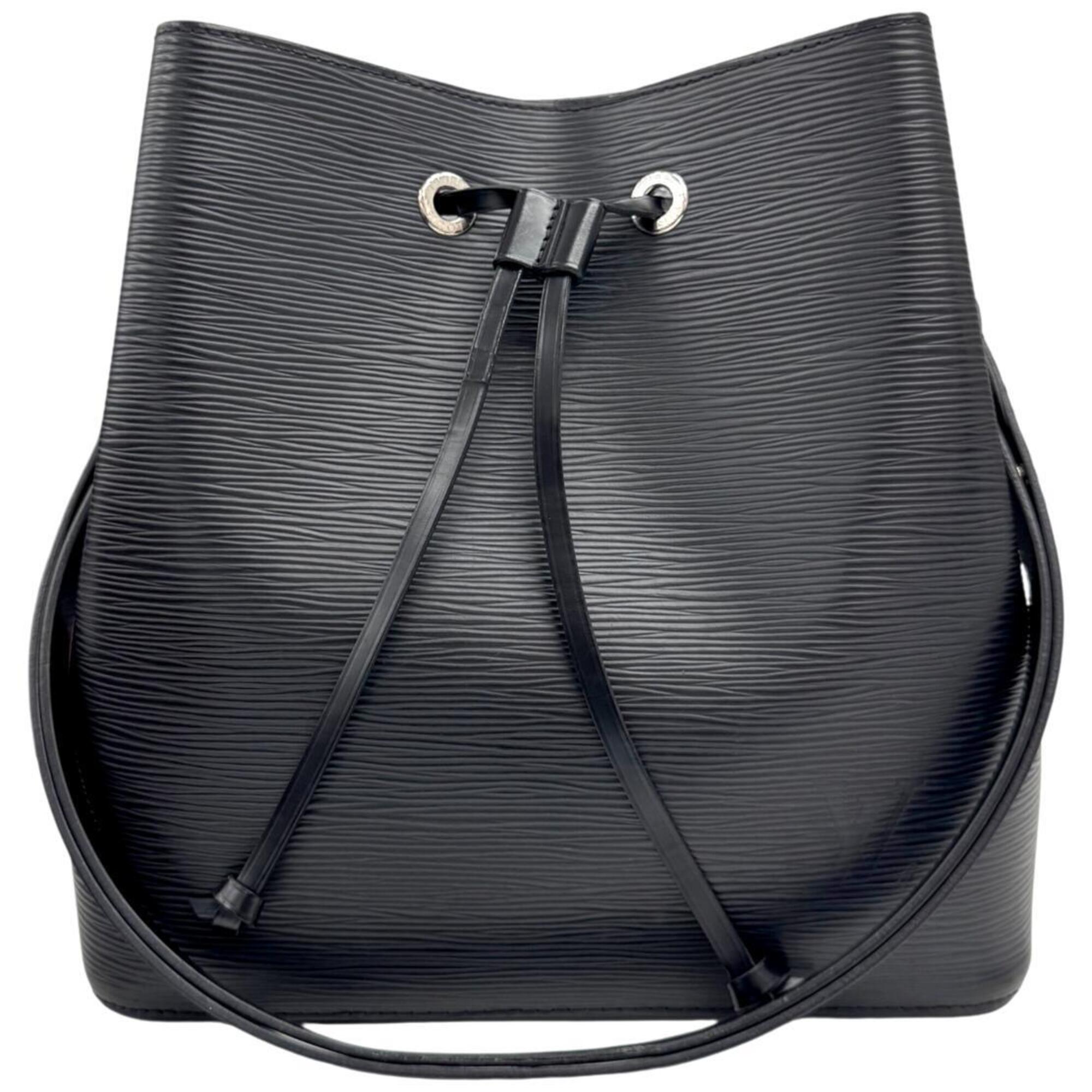 Louis Vuitton Epi Black Noir Epi Leather Shoulder Bag (Pre-Owned)