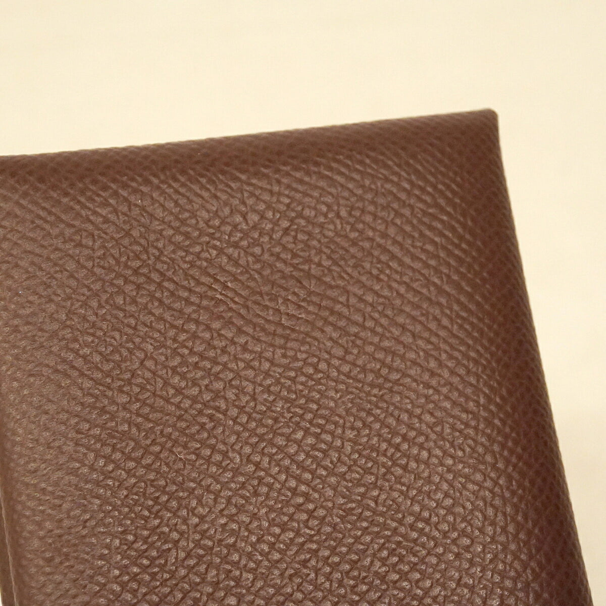 Hermes Brown Leather Coin Purse/Coin Case (Pre-Owned)