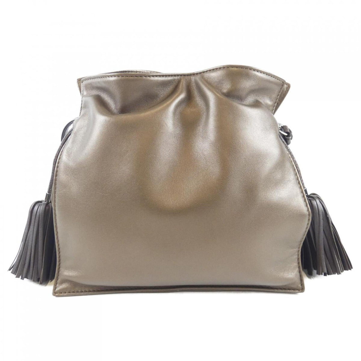Loewe Bronze Brown Leather Shoulder Bag (Pre-Owned)
