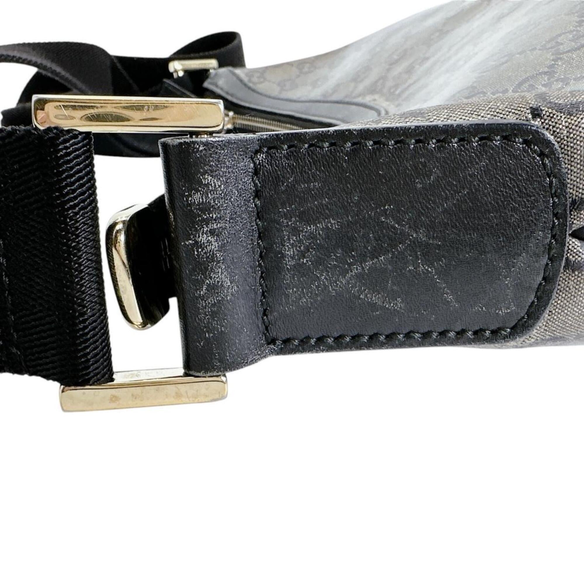 Gucci Black Red Color White Gg Crystal Shoulder Bag (Pre-Owned)