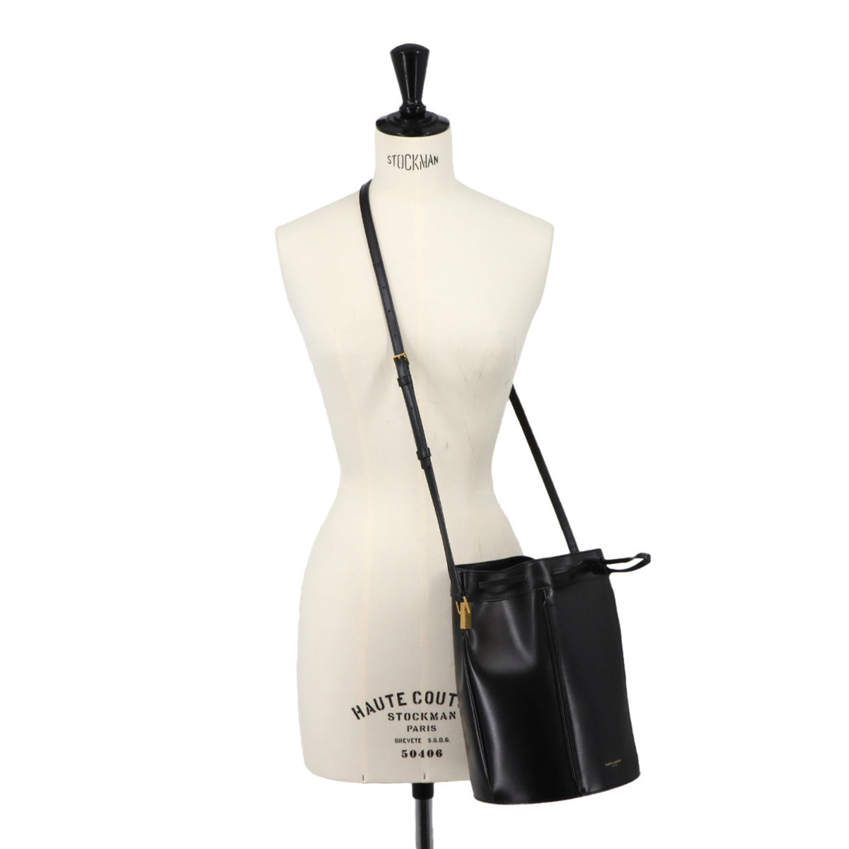 Saint Laurent Black Leather Shoulder Bag (Pre-Owned)