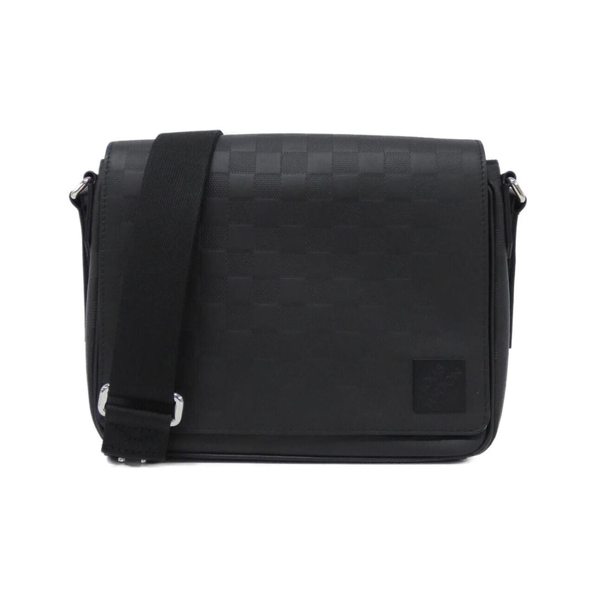 Louis Vuitton Black Leather Shoulder Bag (Pre-Owned)