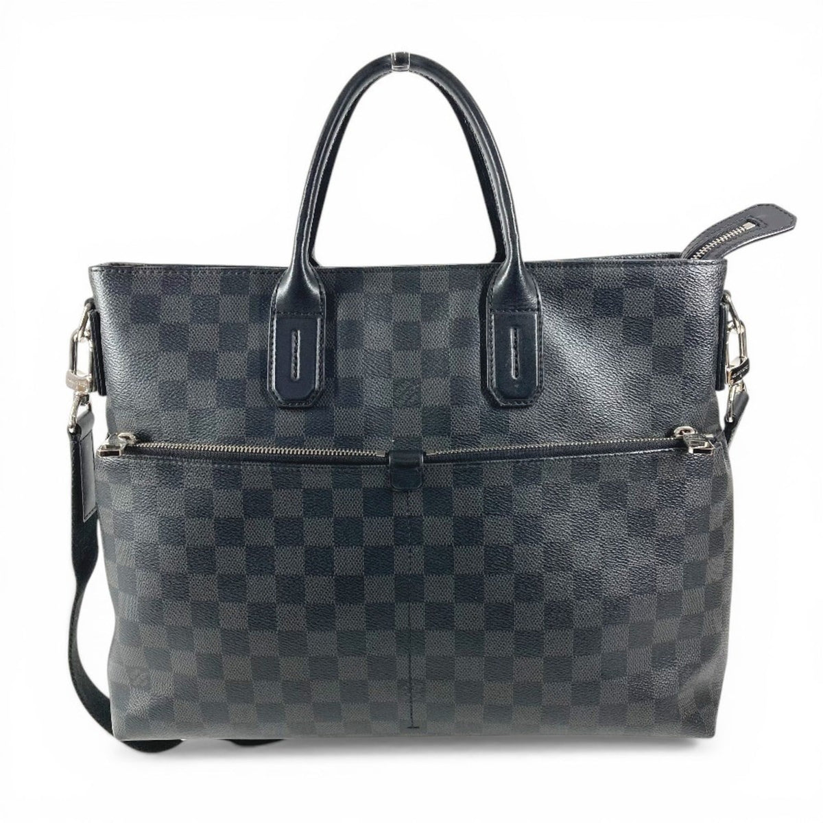 Louis Vuitton Damier Graphite Black Damier Graphite Briefcase Handbag Shoulder Bag Tote Bag (Pre-Owned)