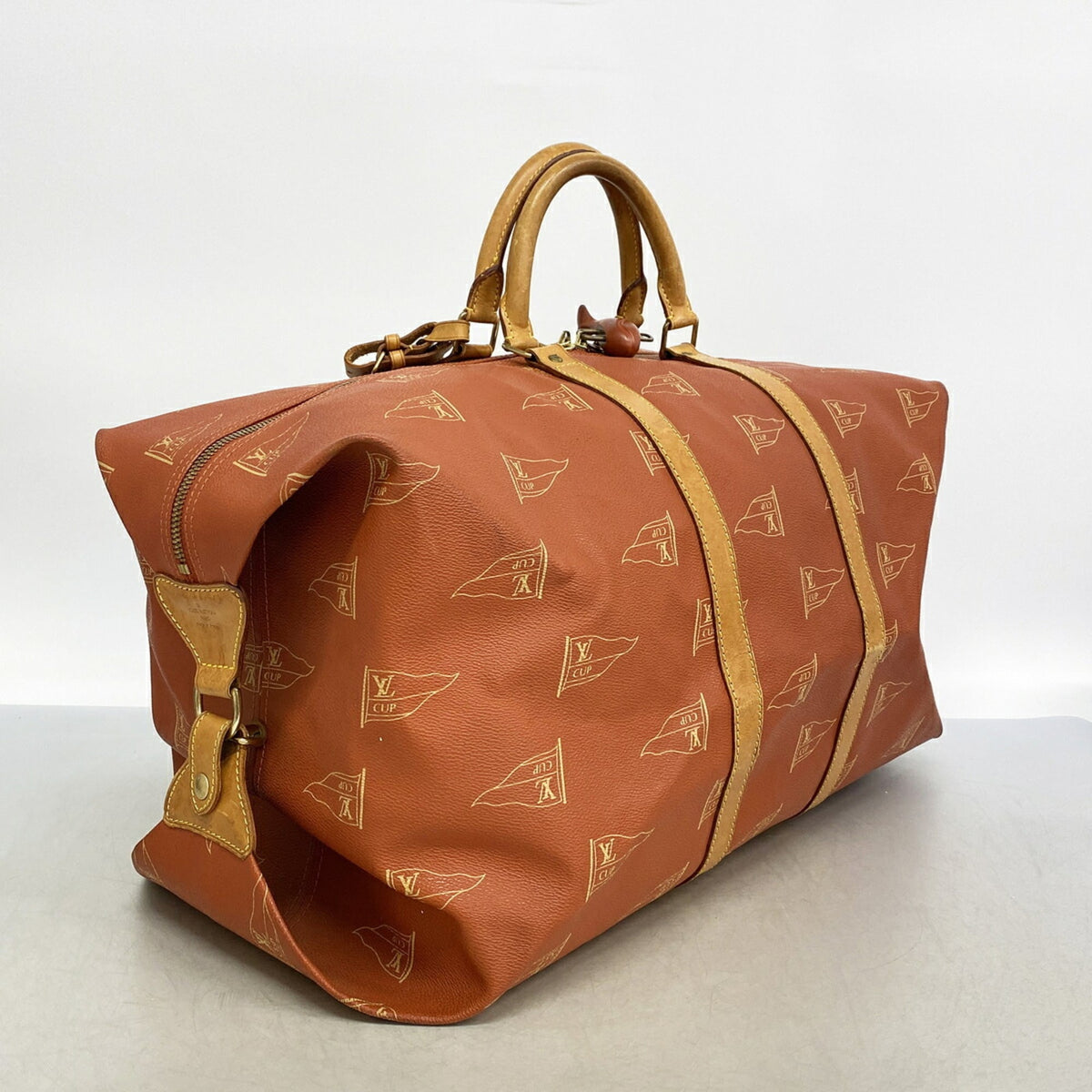 Louis Vuitton Red Color Boston Bag (Pre-Owned)