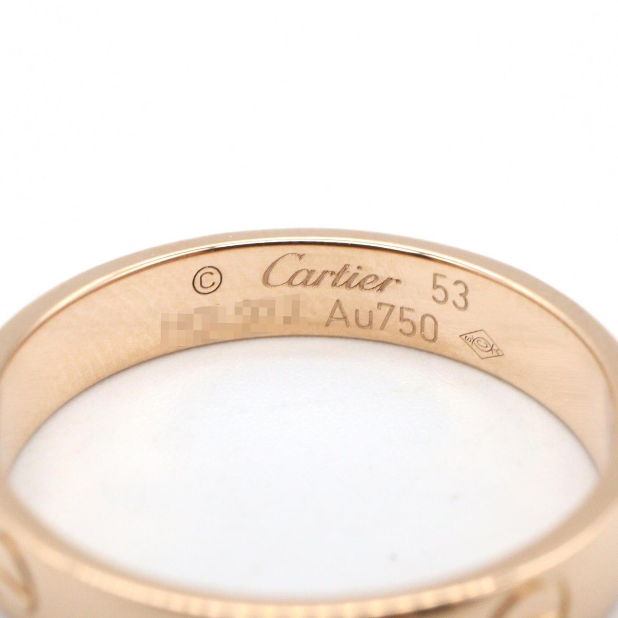 Cartier Gold Pink Gold (18K) Band Ring (Pre-Owned)