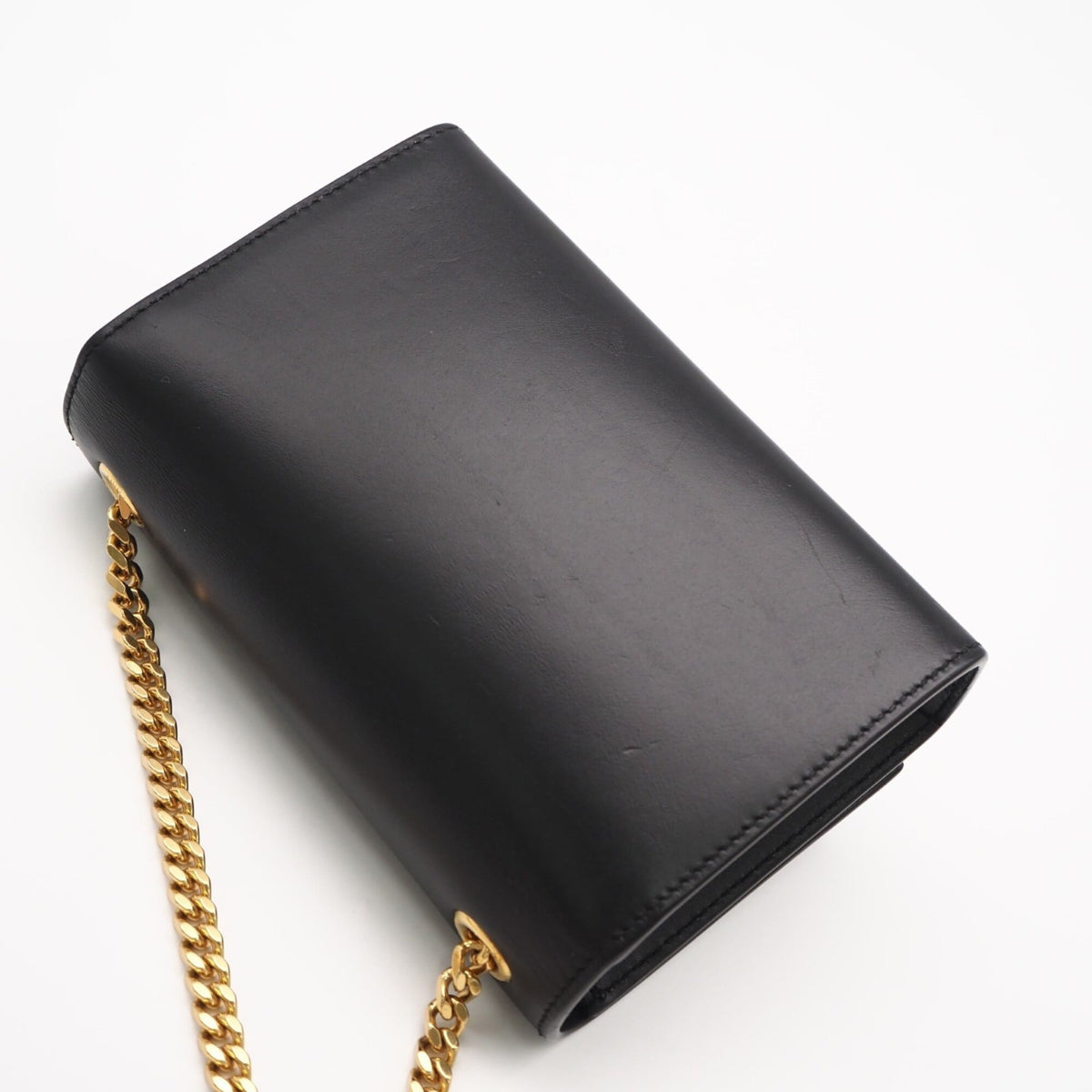 Yves Saint Laurent Black Leather Shoulder Bag (Pre-Owned)