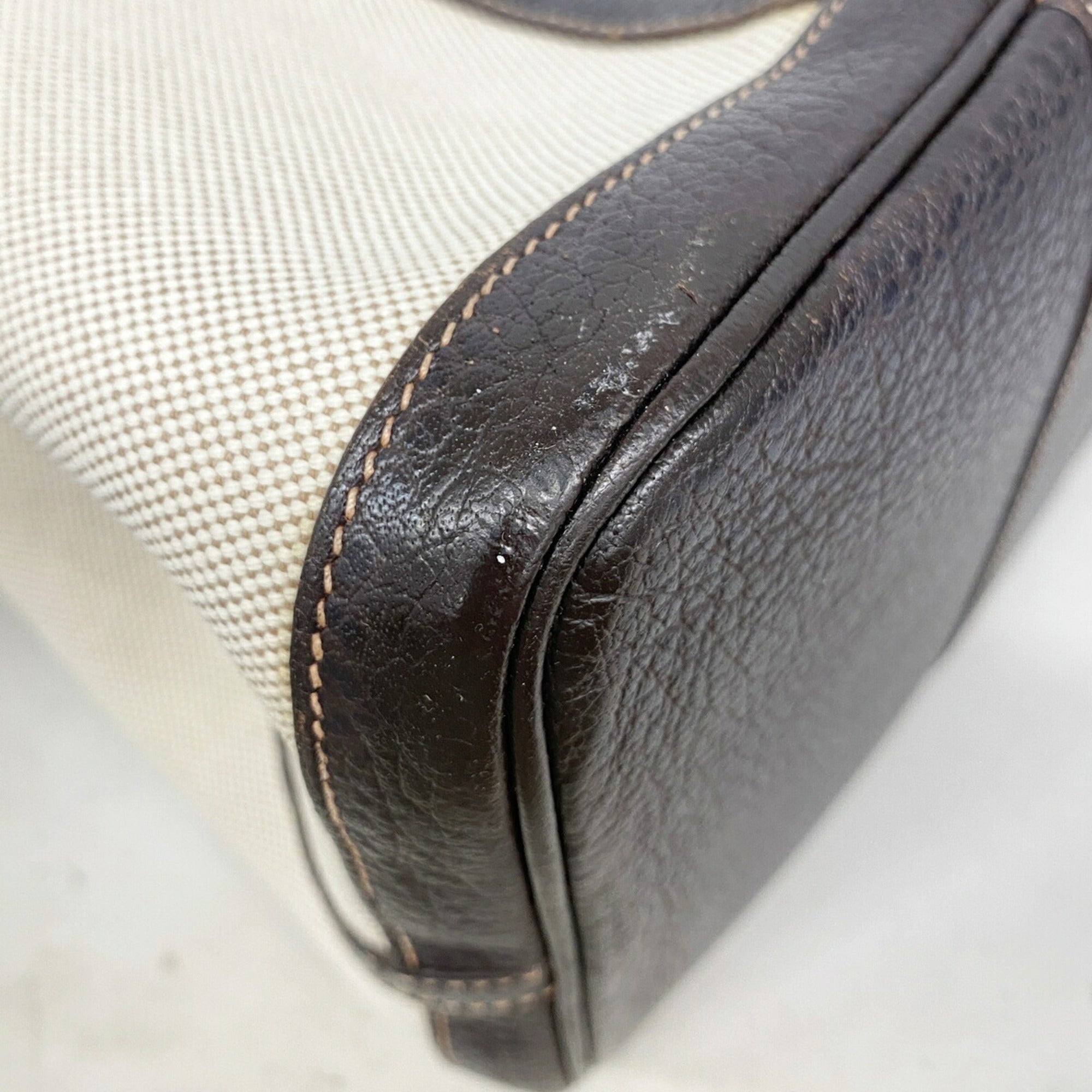 Hermes Brown Toile H Tote Bag (Pre-Owned)