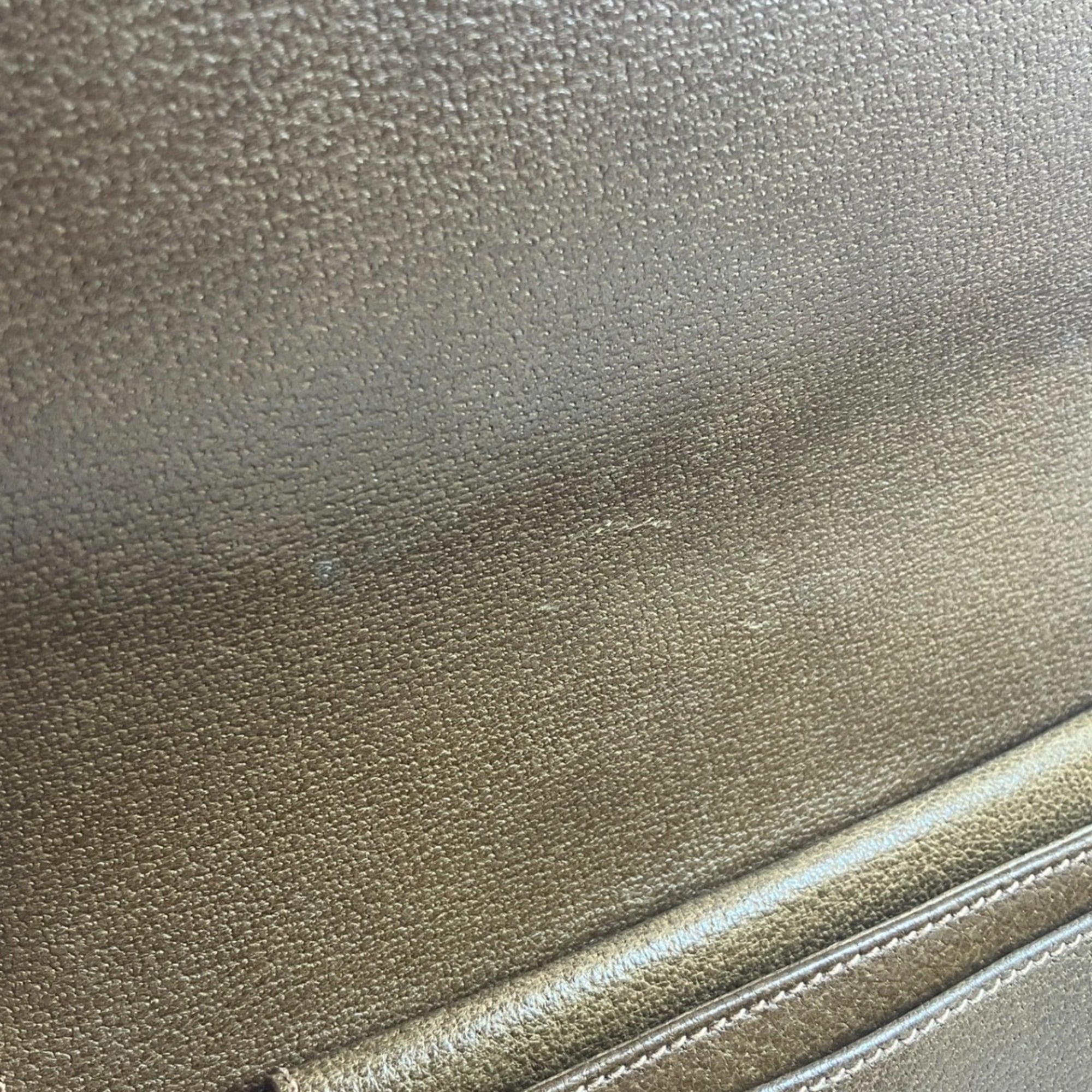 Gucci Brown Leather Shoulder Bag (Pre-Owned)