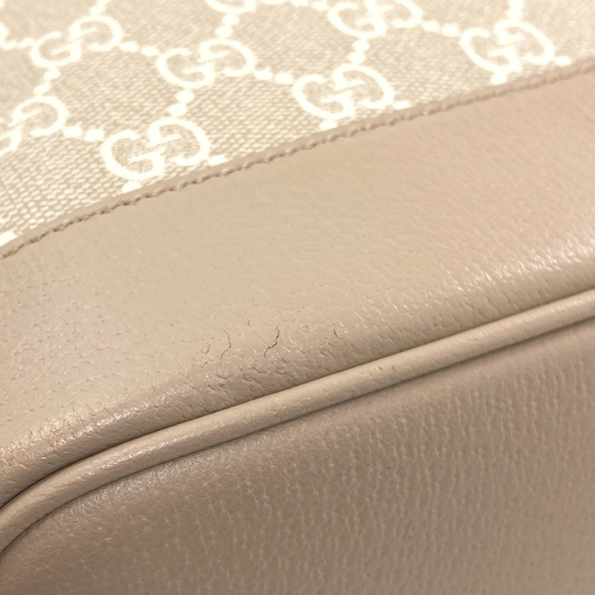Gucci Beige Pvc Tote Bag (Pre-Owned)