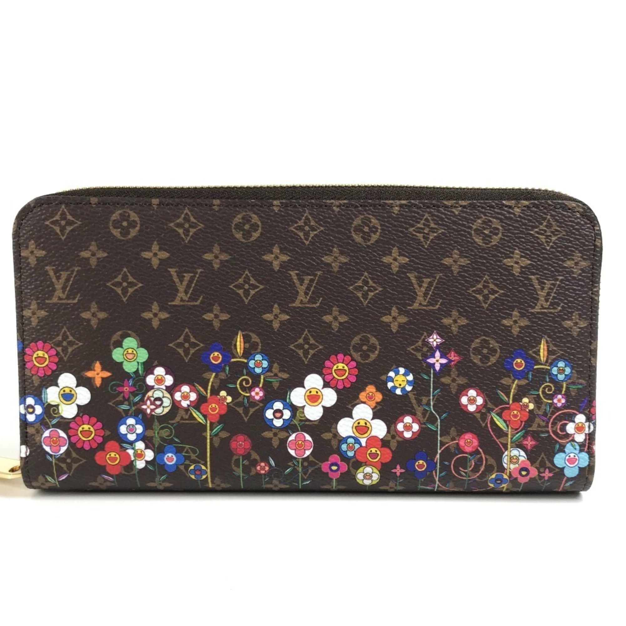 Louis Vuitton Brown Monogram Multi-Color Monogram Long Wallet (Bi-Fold) (Pre-Owned)