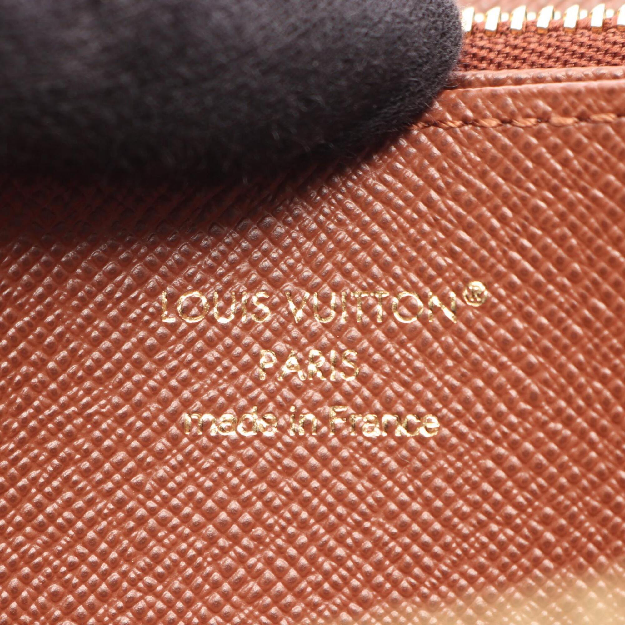 Louis Vuitton Brown Coated Canvas Pvc Long Wallet (Bi-Fold) (Pre-Owned)