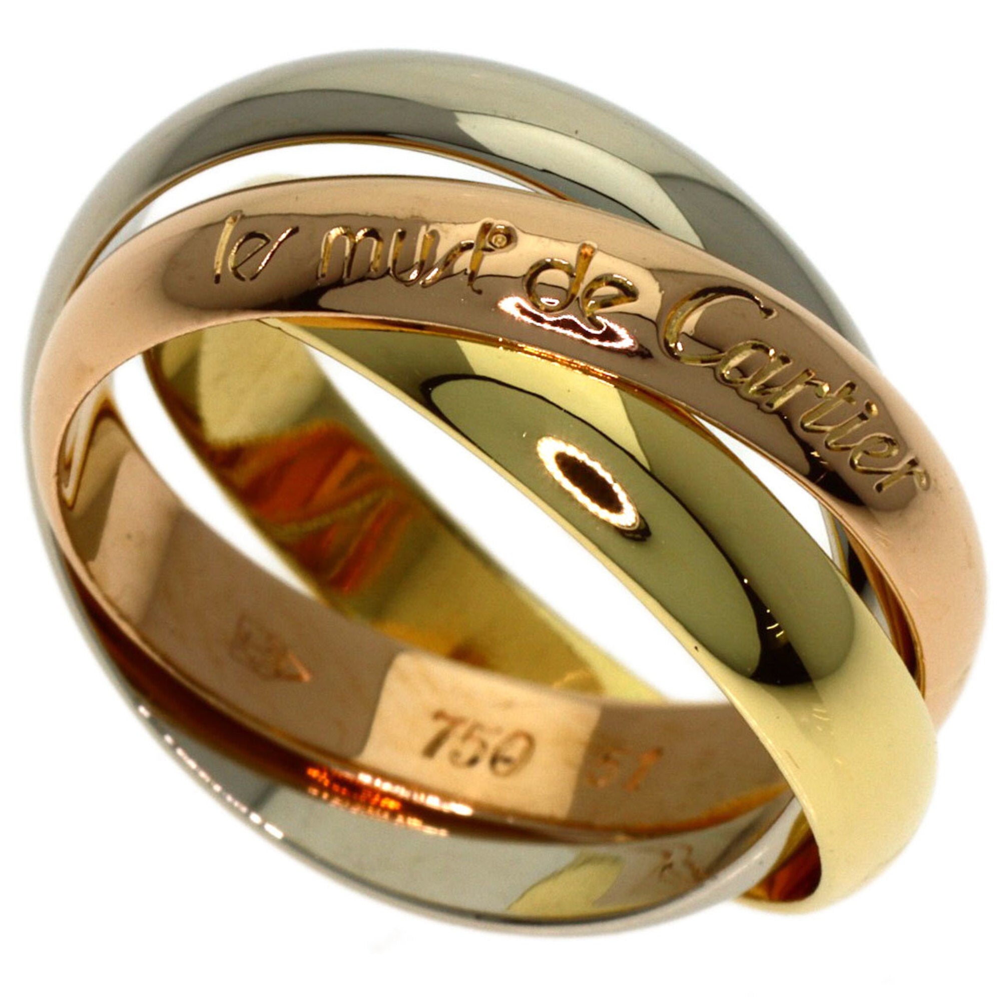 Cartier Yellow Gold (18K) Pink Gold (18K) White Gold (18K) Band Ring (Pre-Owned)