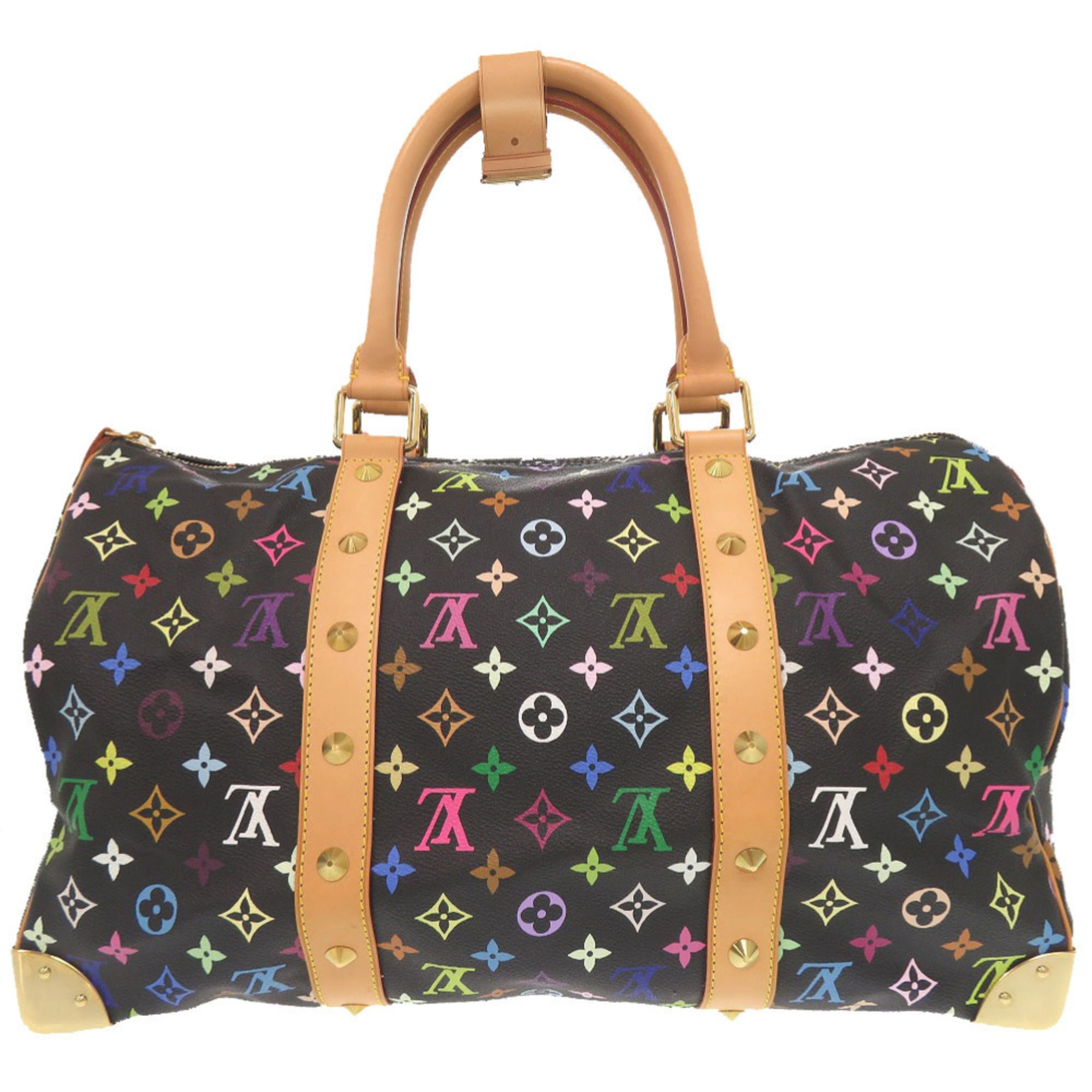 Louis Vuitton Noir Monogram Multicolore Boston Bag (Pre-Owned)