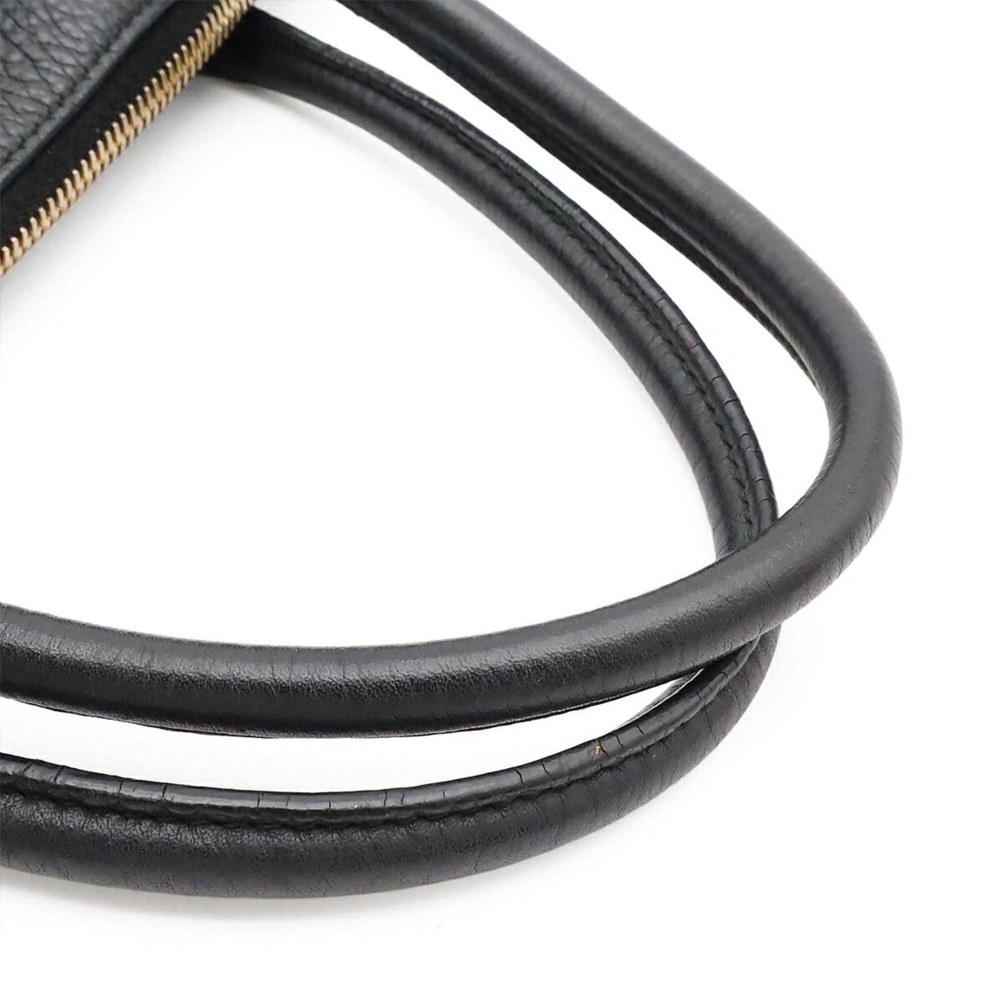 Prada Black Nero Leather Handbag Shoulder Bag (Pre-Owned)