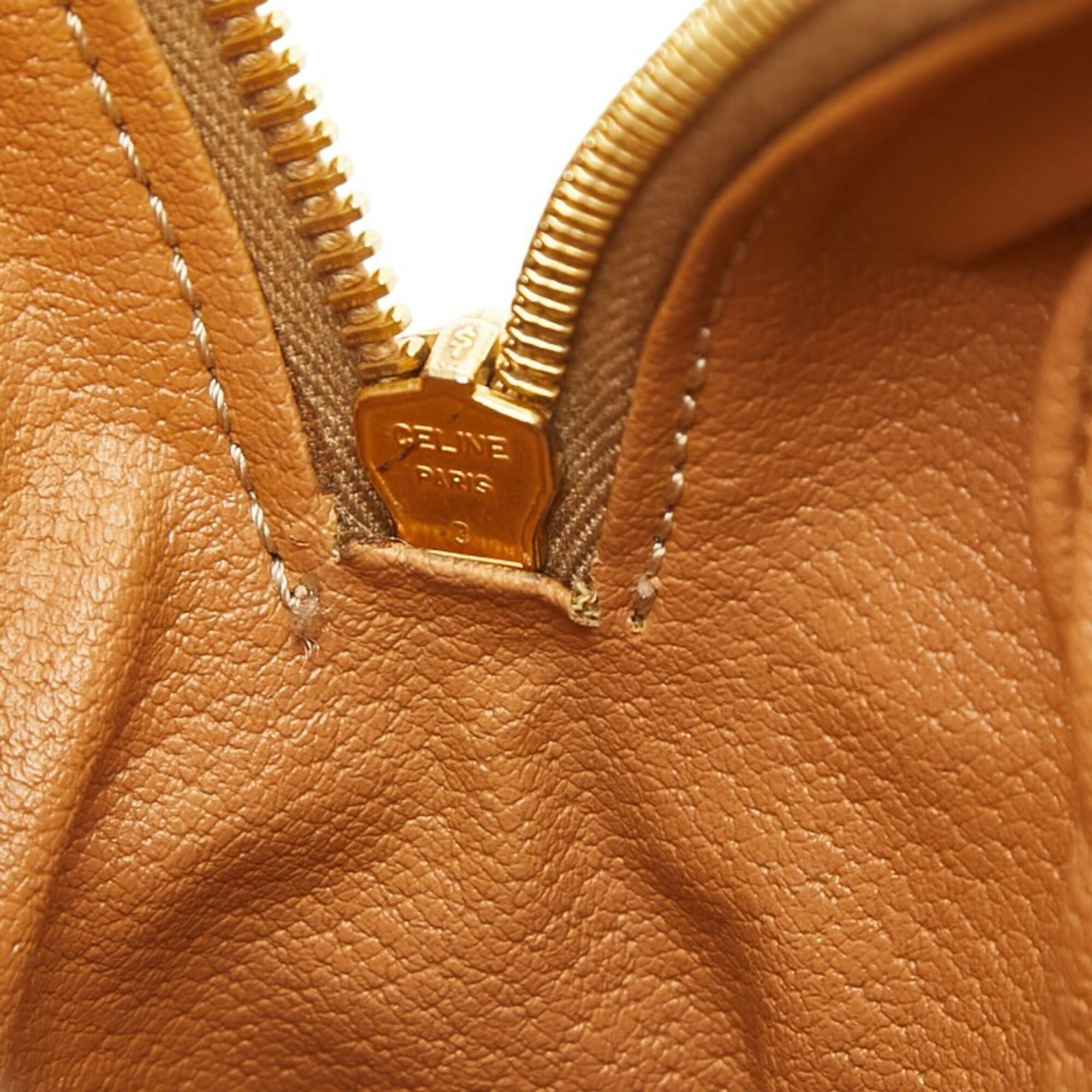 Celine Brown Pvc Leather Handbag (Pre-Owned)