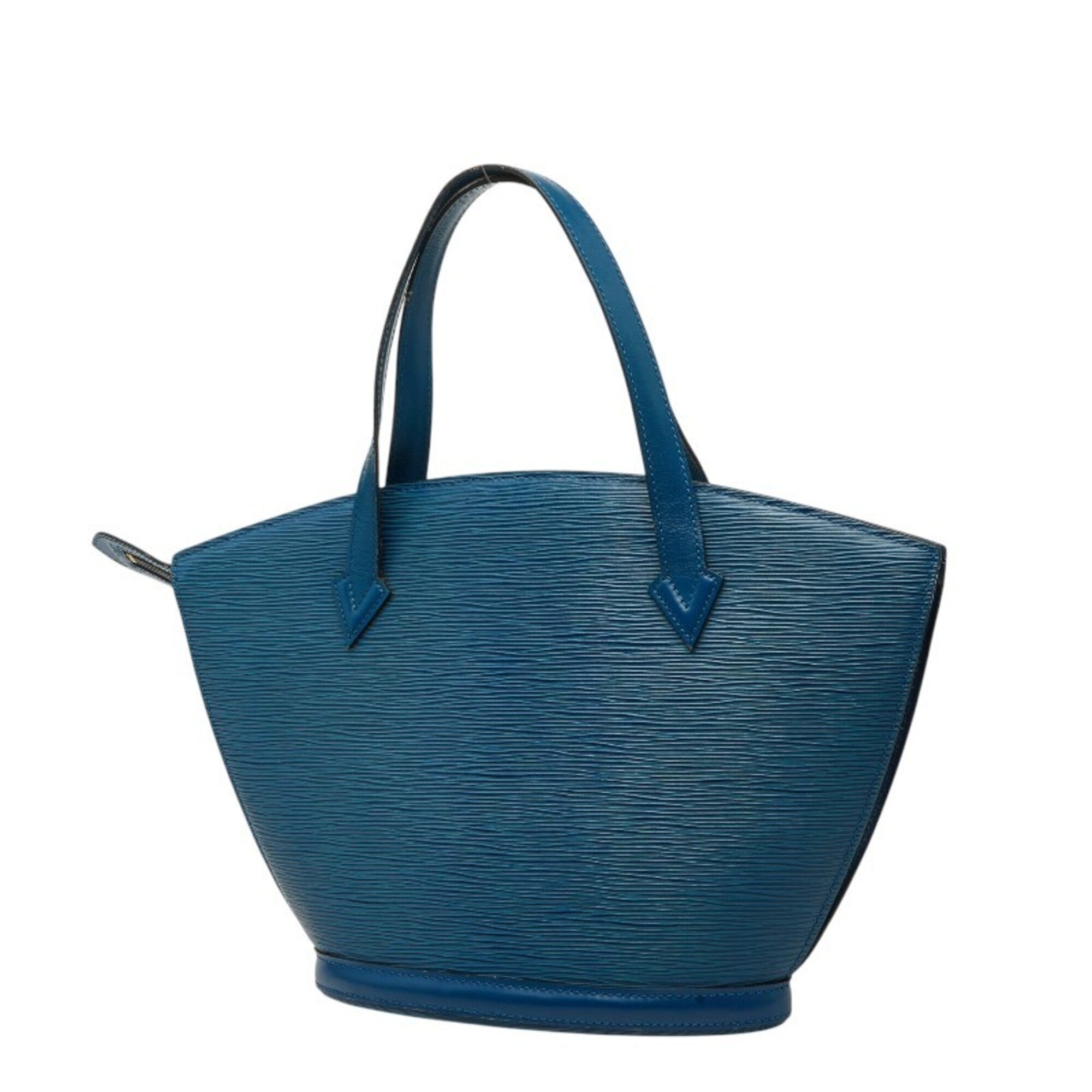 Louis Vuitton Toledo Blue Leather Handbag (Pre-Owned)