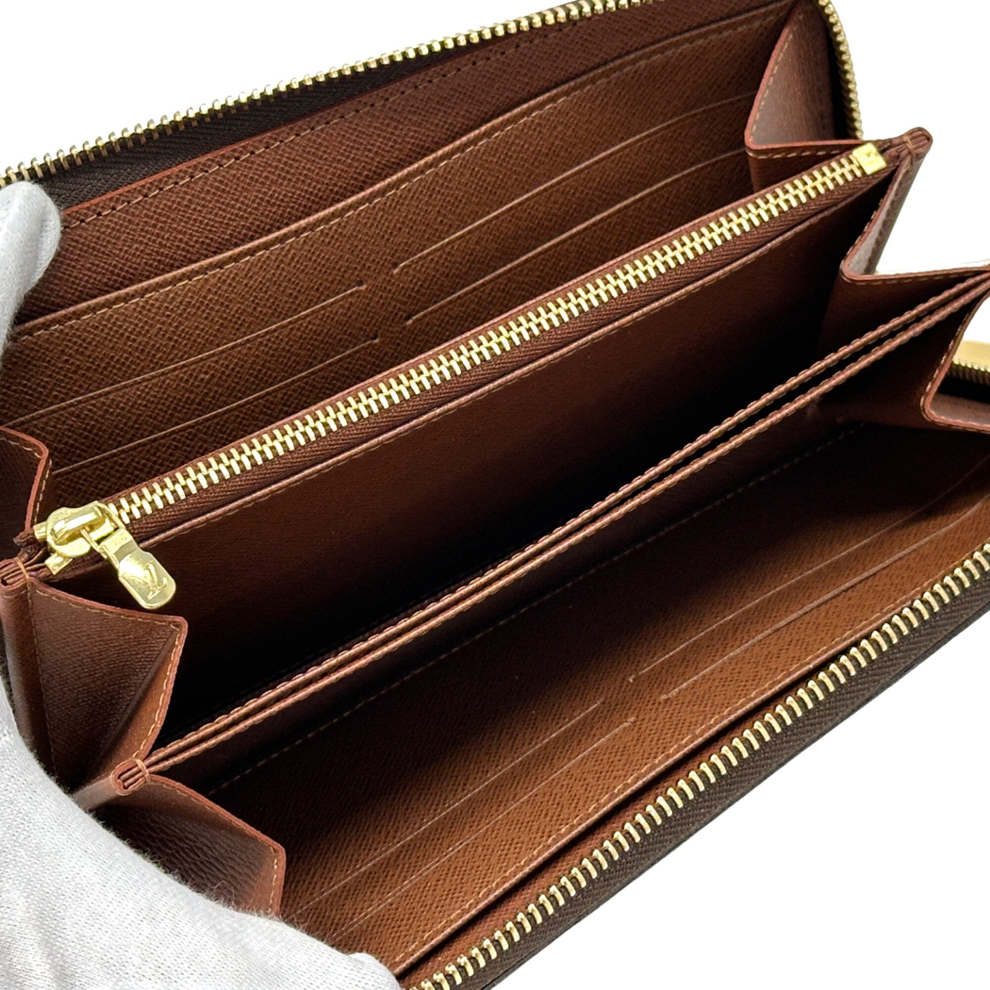 Louis Vuitton Brown Monogram Monogram Long Bill Wallet (Bi-Fold) (Pre-Owned)