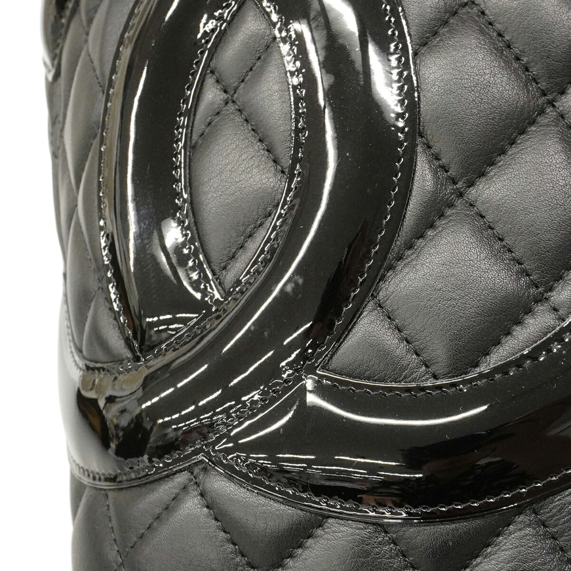 Chanel Black Leather Tote Bag (Pre-Owned)