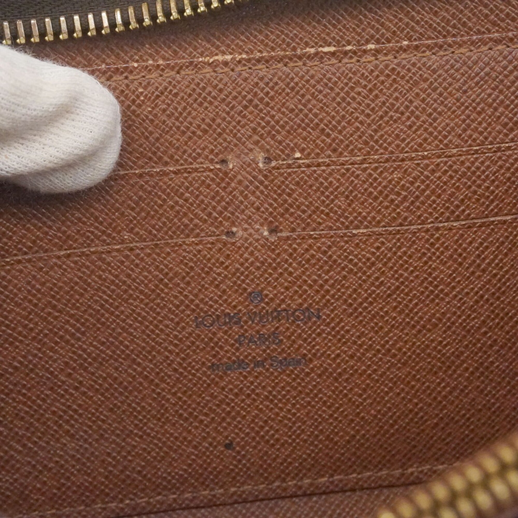 Louis Vuitton Brown Long Wallet (Bi-Fold) (Pre-Owned)