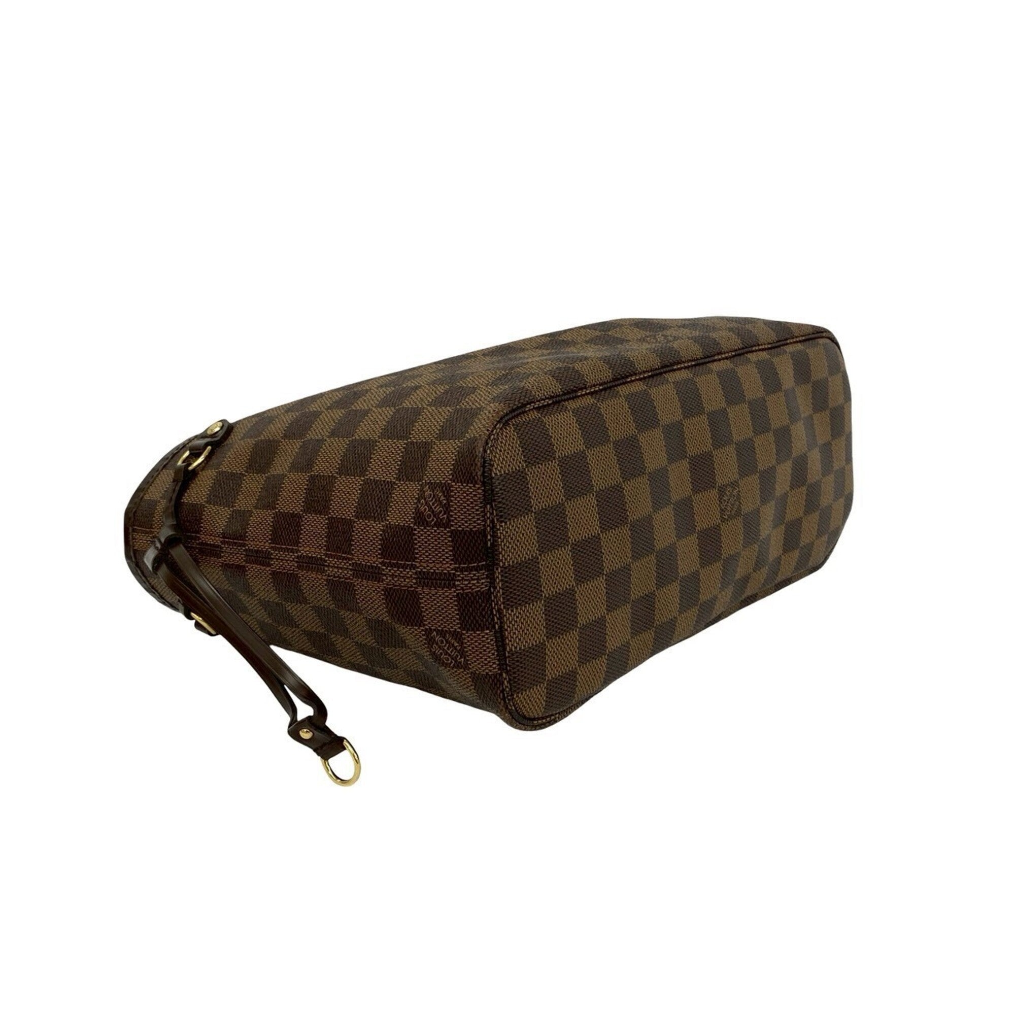 Louis Vuitton Brown Leather Pvc Handbag Tote Bag (Pre-Owned)