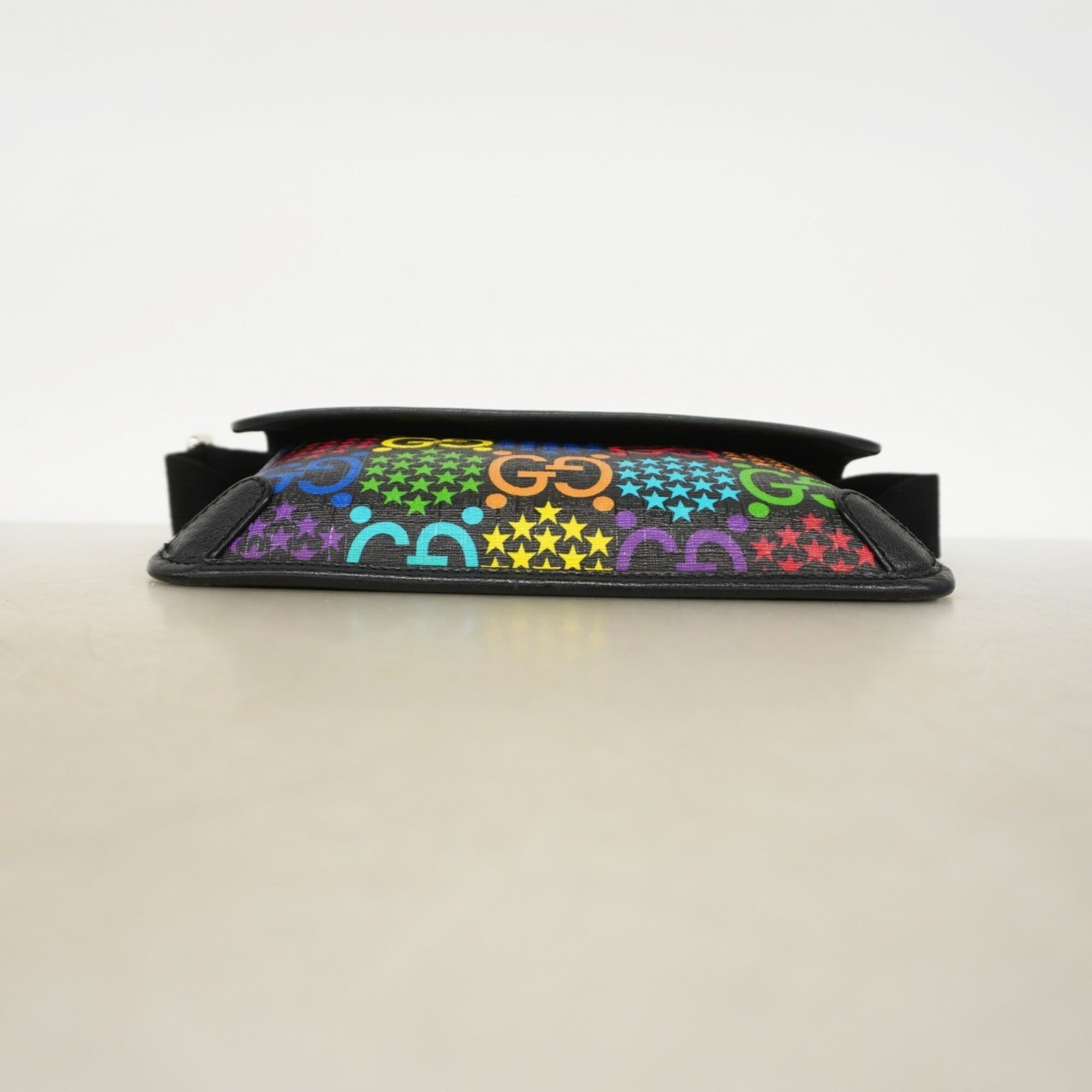 Gucci Black Multi-Color Pvc Fanny Pack (Pre-Owned)