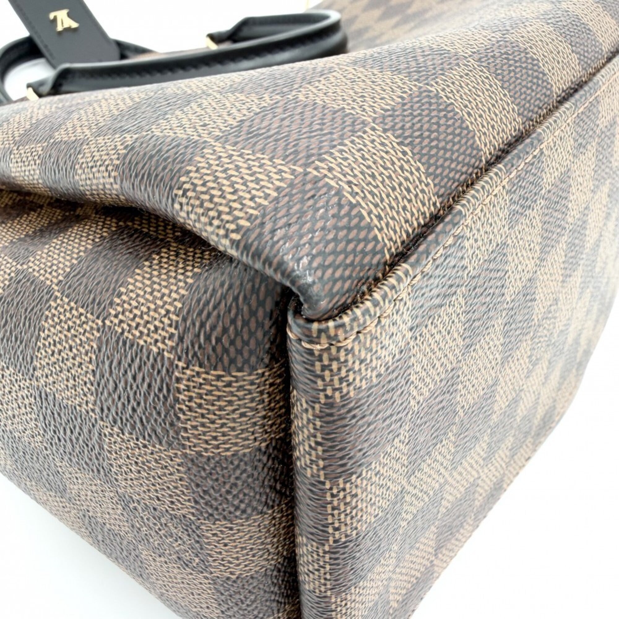 Louis Vuitton Brown Damier Canvas Handbag Shoulder Bag (Pre-Owned)