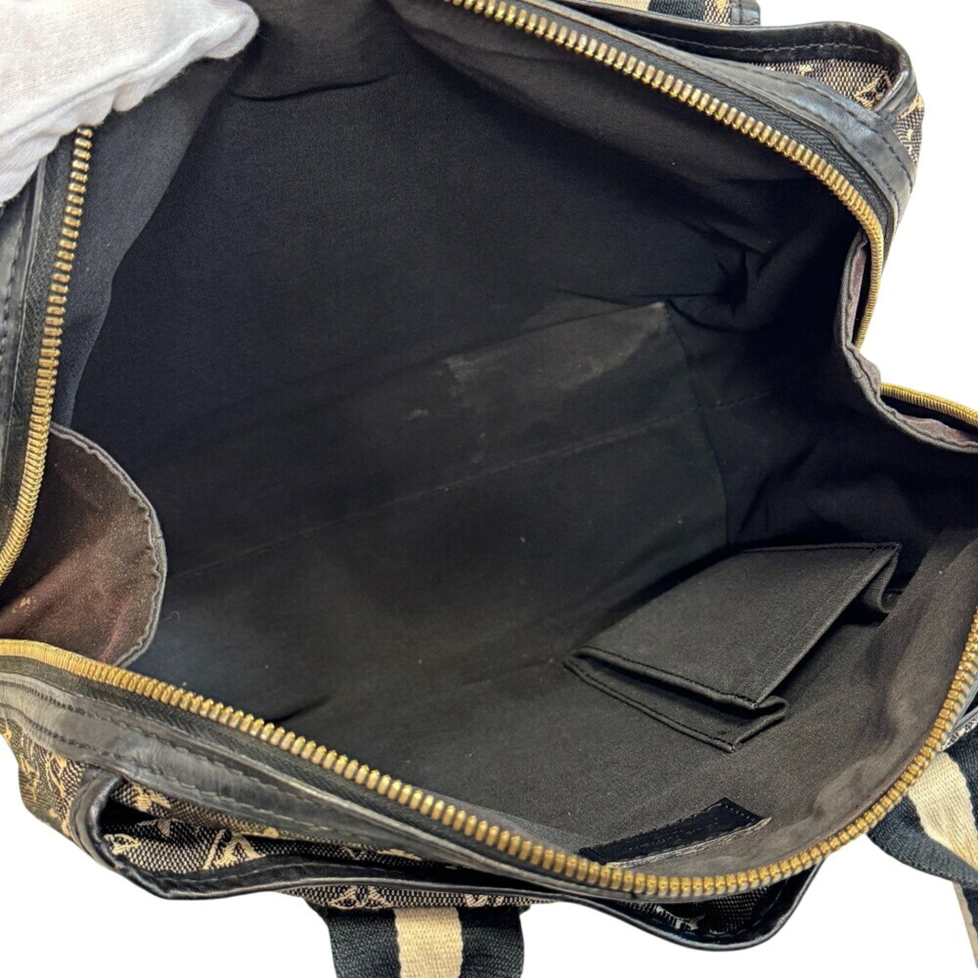 Louis Vuitton Monogram Mini Gray Navy White Monogram Mini Boston Bag Handbag (Pre-Owned)