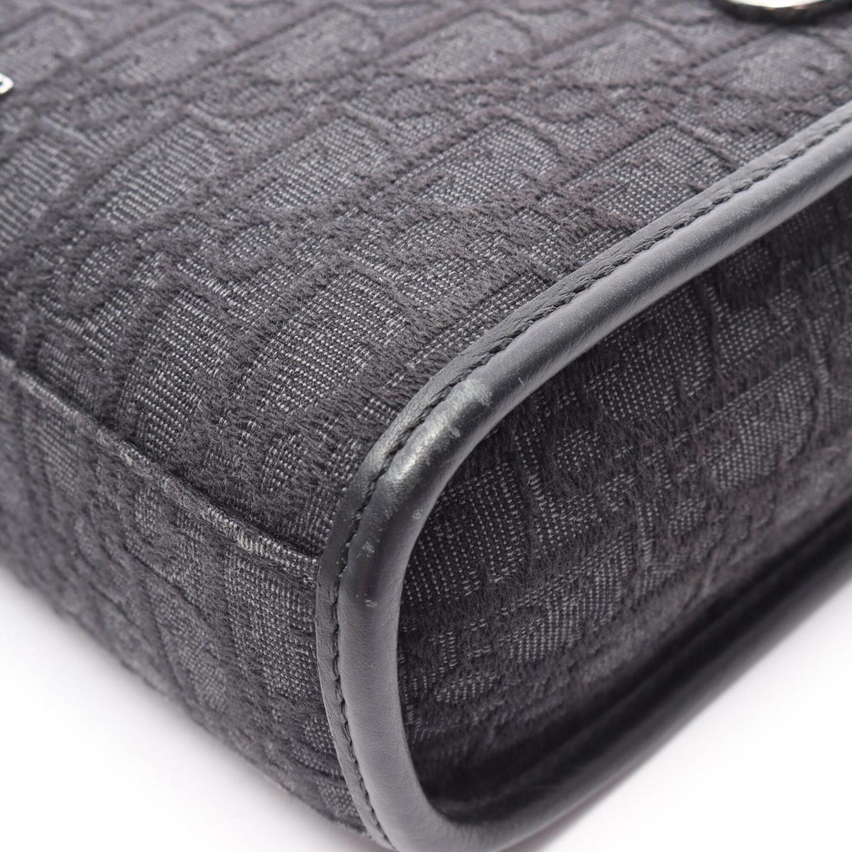 Christian Dior Black Canvas Leather Handbag (Pre-Owned)