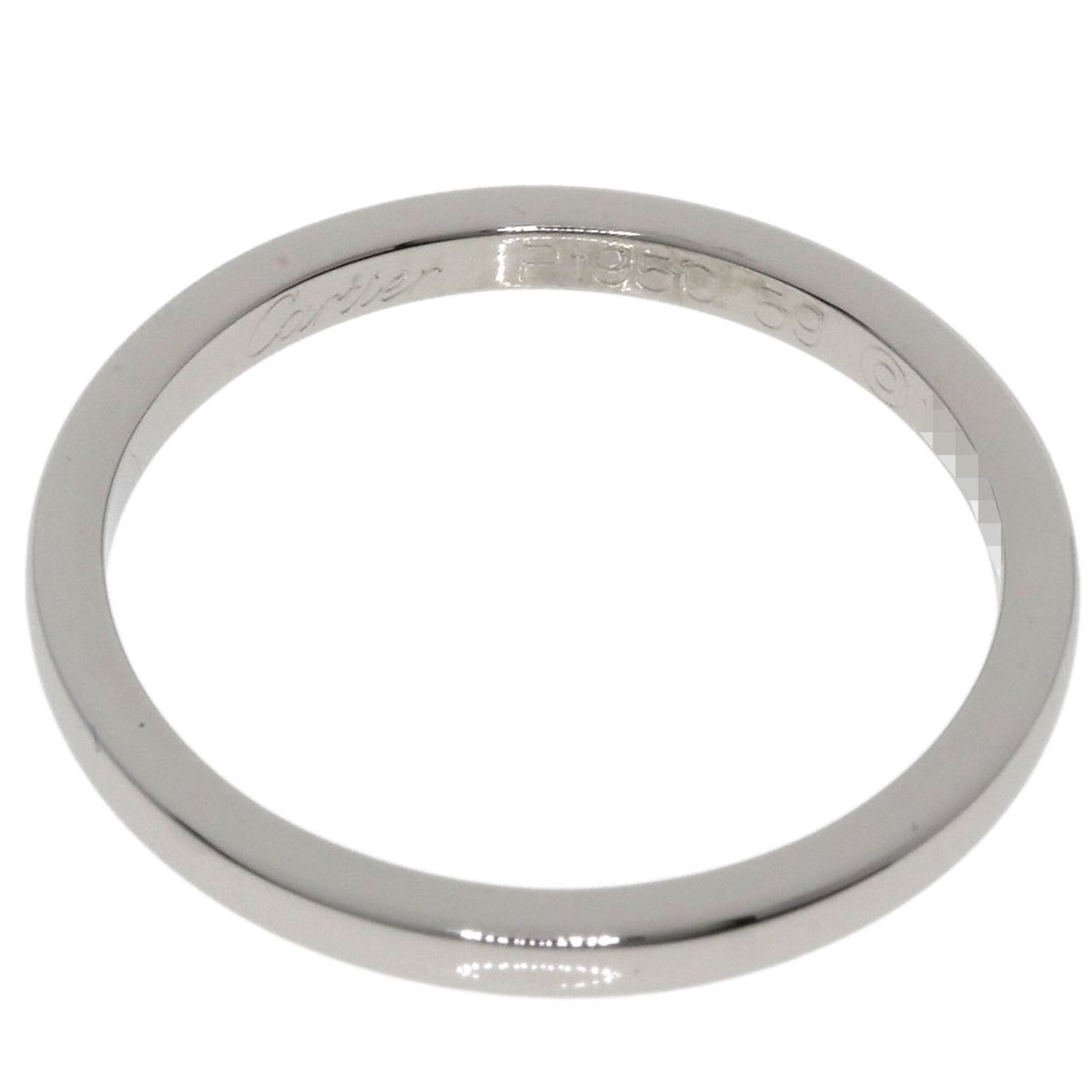 Cartier Platinum 950 Band Ring (Pre-Owned)