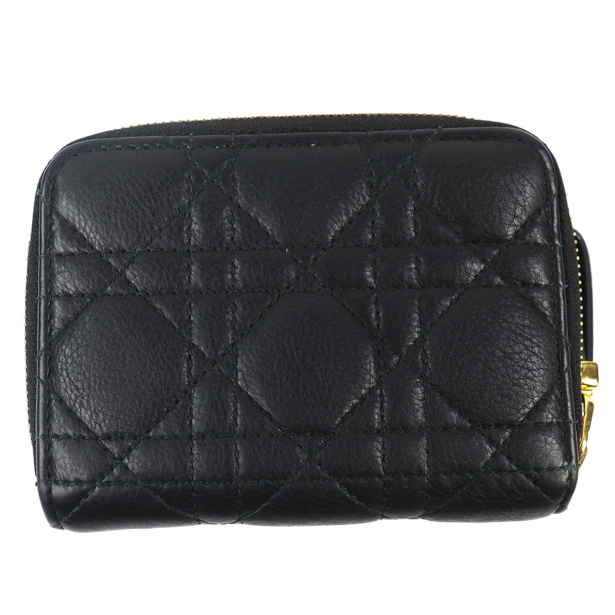 Christian Dior Black Leather Wallet (Bi-Fold) (Pre-Owned)