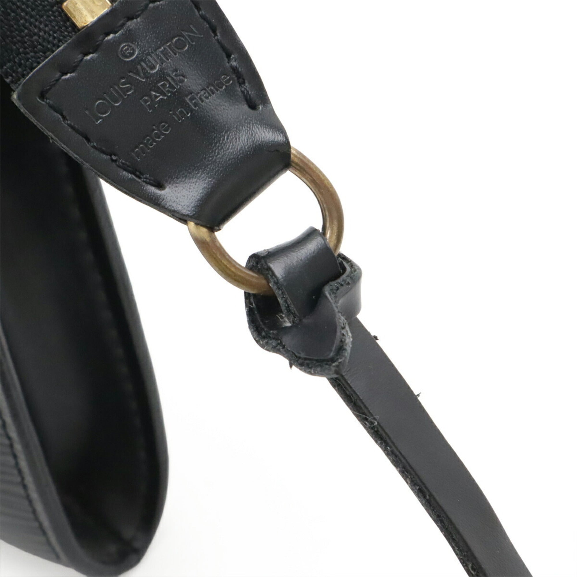 Louis Vuitton Noir Epi Leather Handbag Pochette Pouch (Pre-Owned)