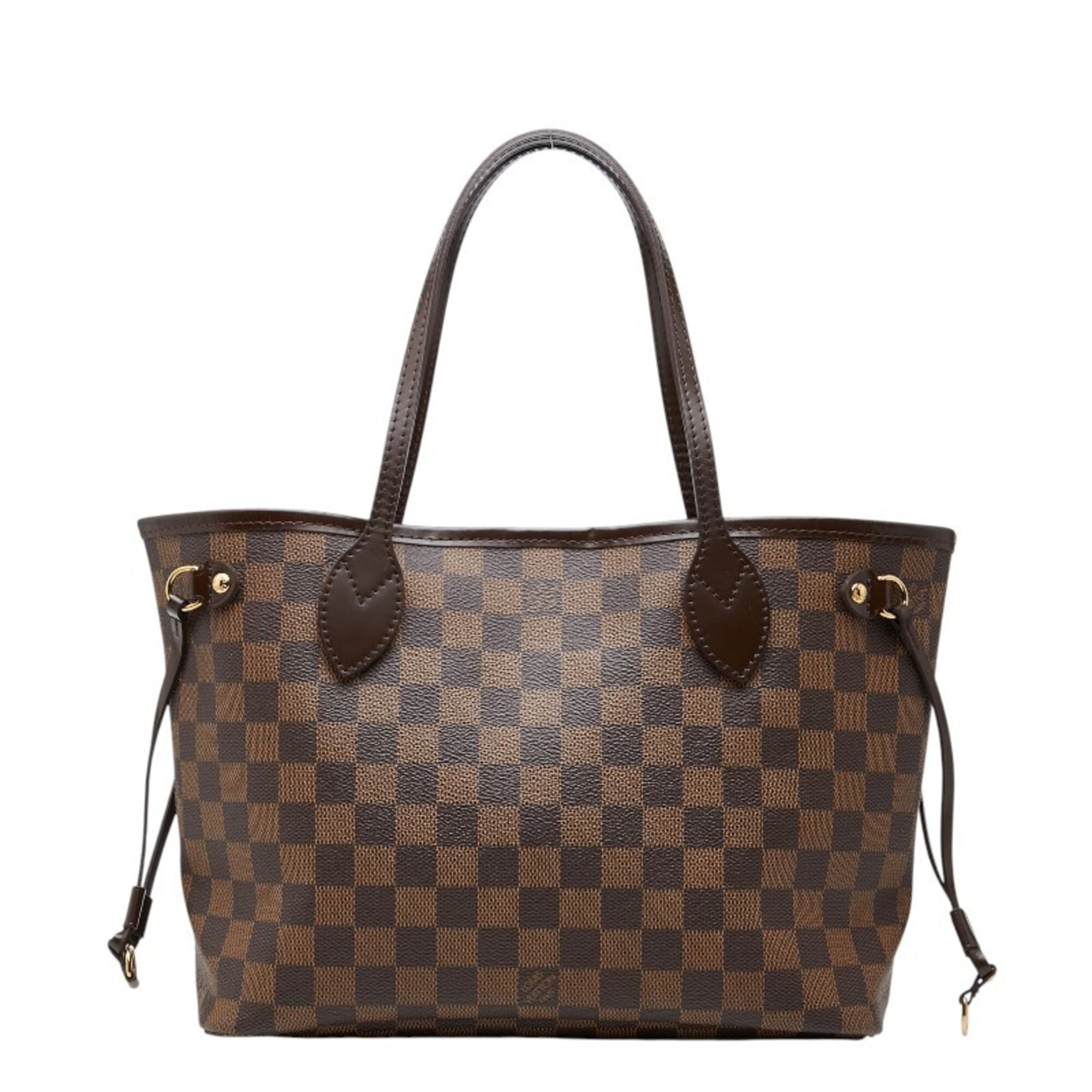 Louis Vuitton Brown Ebene Pvc Leather Handbag Tote Bag (Pre-Owned)
