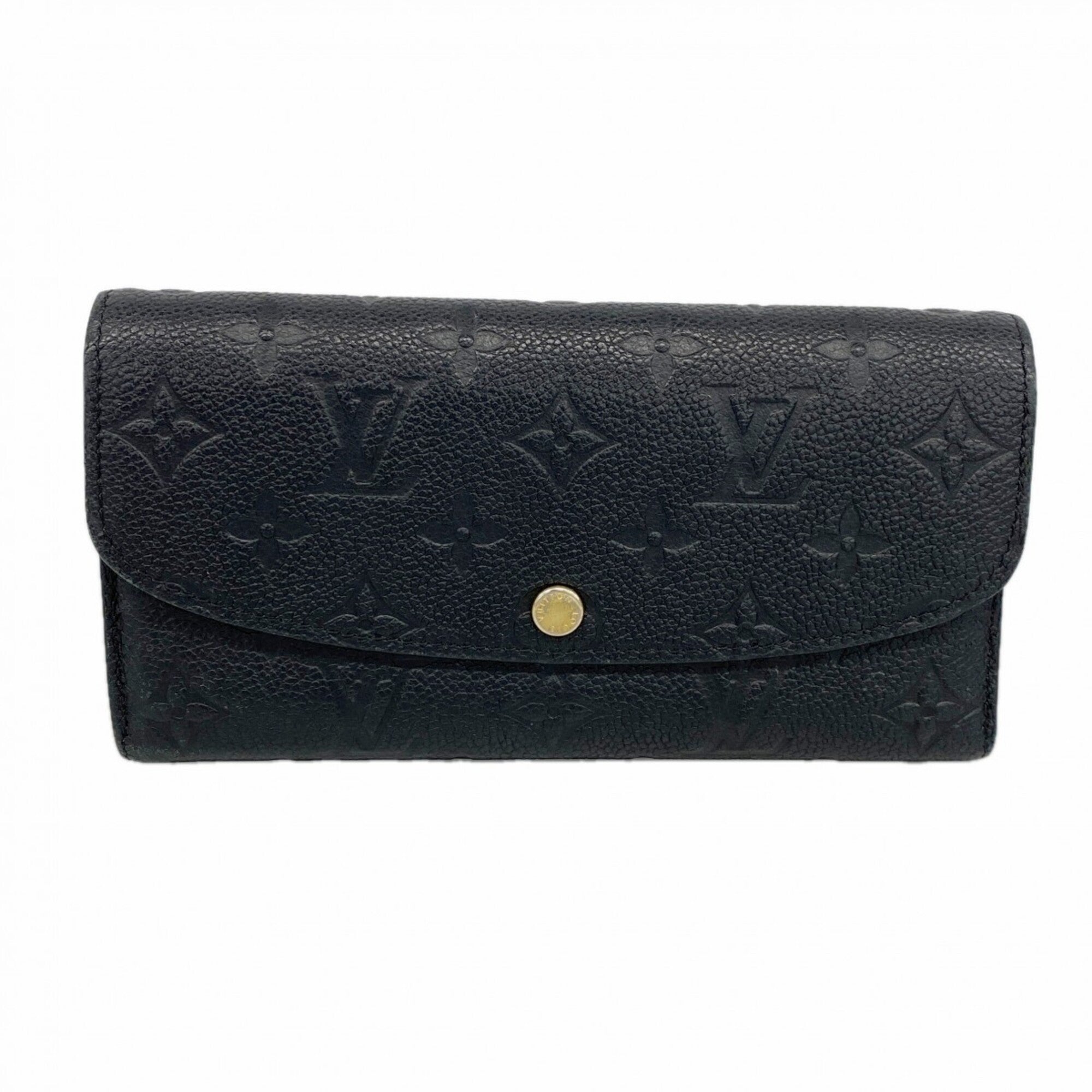 Louis Vuitton Noir Long Wallet (Bi-Fold) (Pre-Owned)