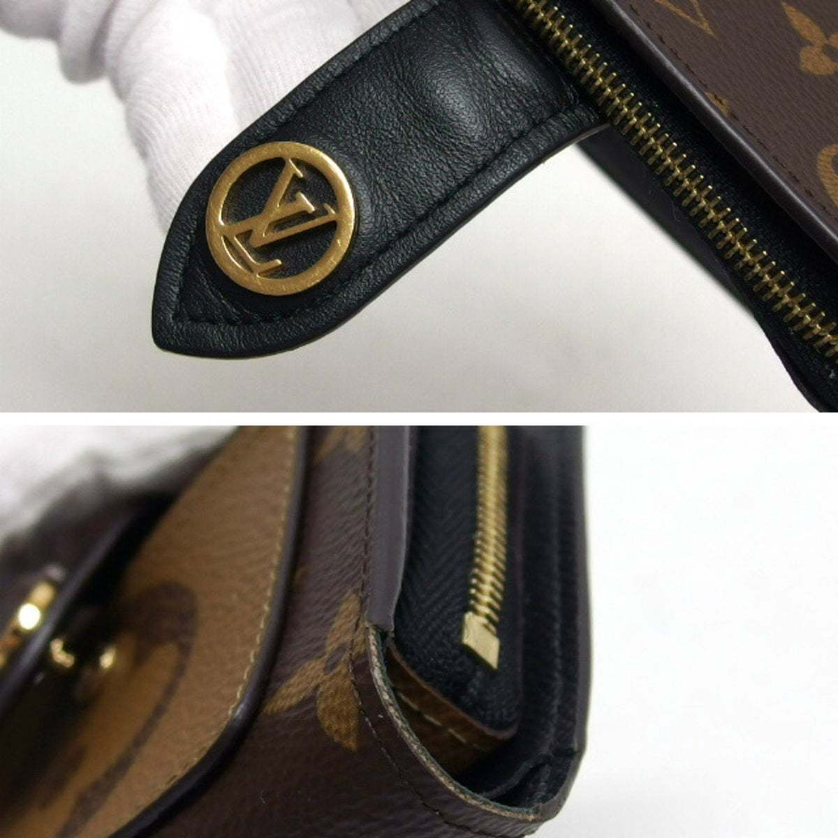 Louis Vuitton Monogram Reverse Galle Monogram Reverse Monogram Reverse Wallet (Bi-Fold) (Pre-Owned)