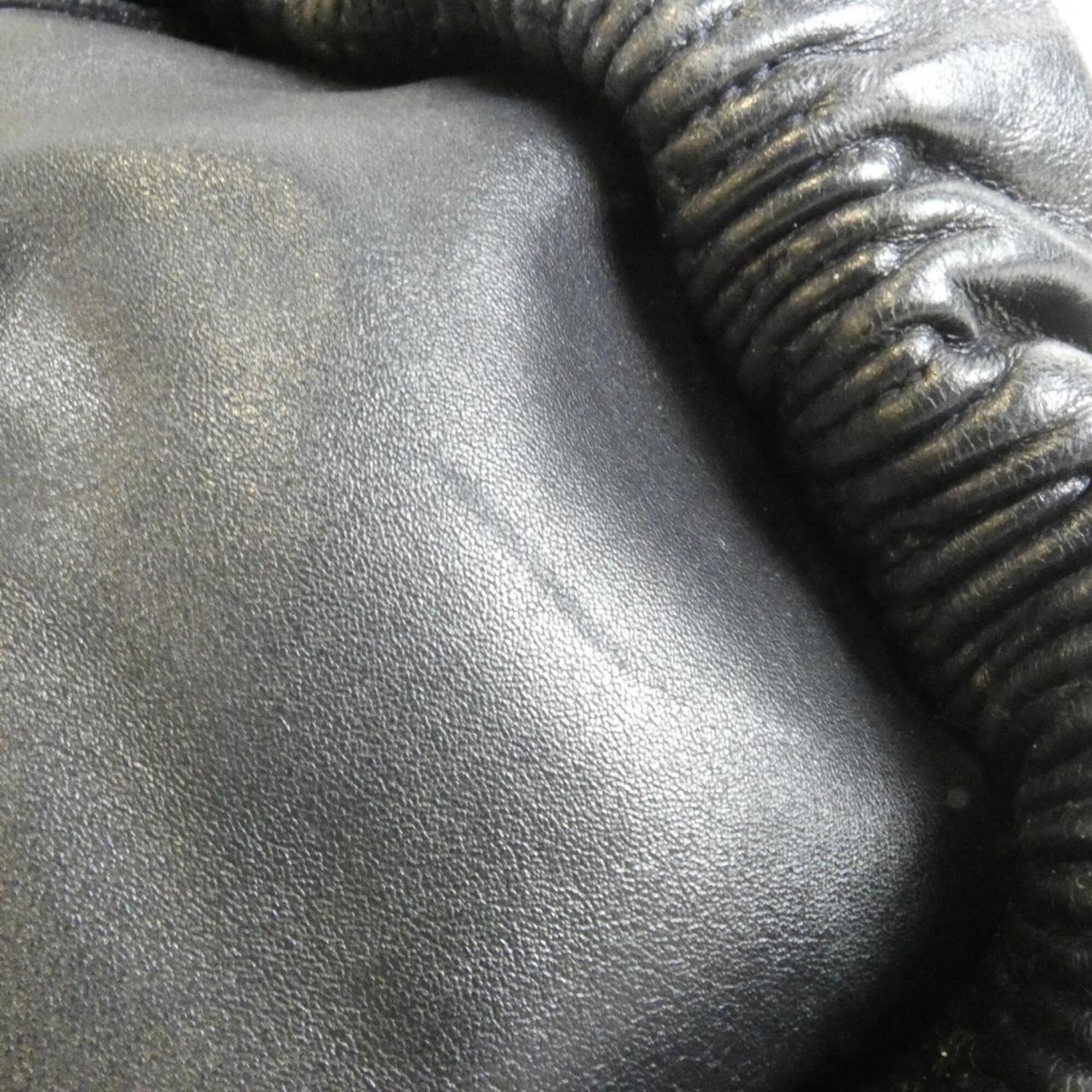 Christian Dior Navy Leather Handbag (Pre-Owned)