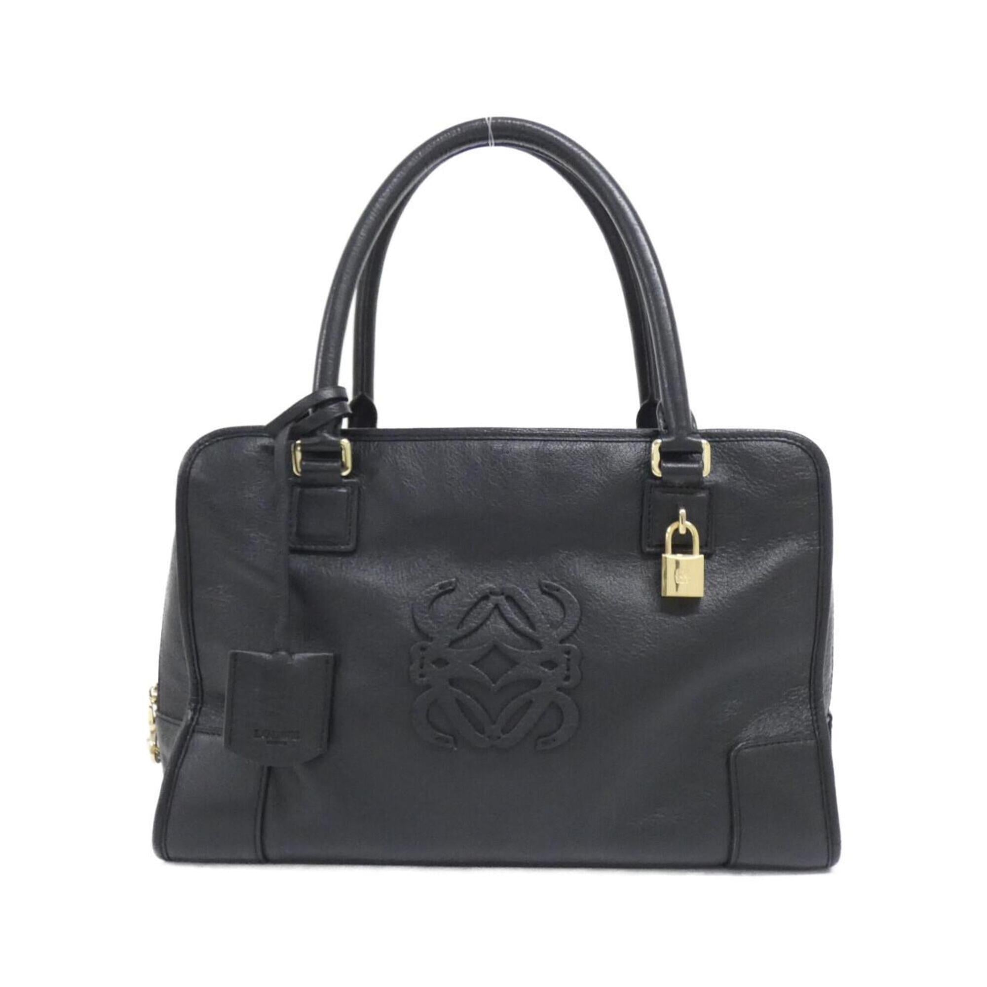 Loewe Black Leather Handbag (Pre-Owned)