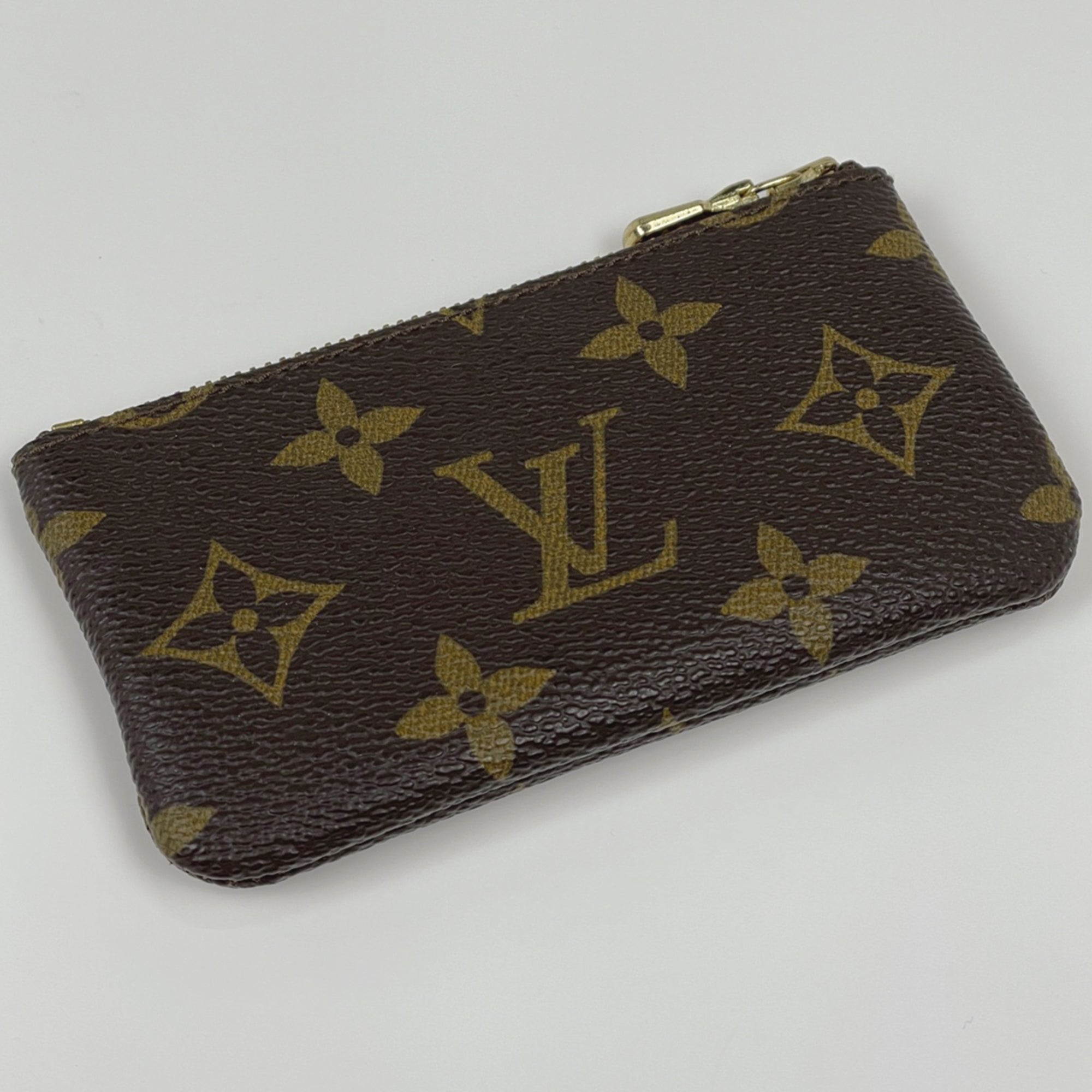 Louis Vuitton Brown Monogram Coin Purse/Coin Case (Pre-Owned)