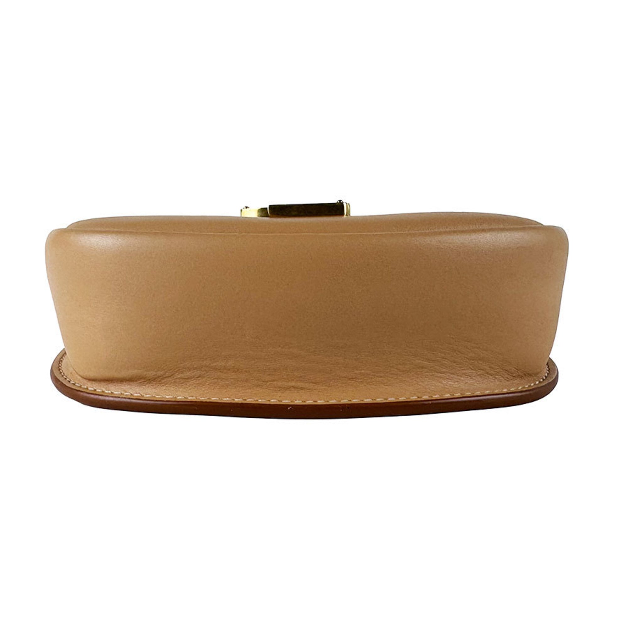Saint Laurent Beige Leather Shoulder Bag (Pre-Owned)