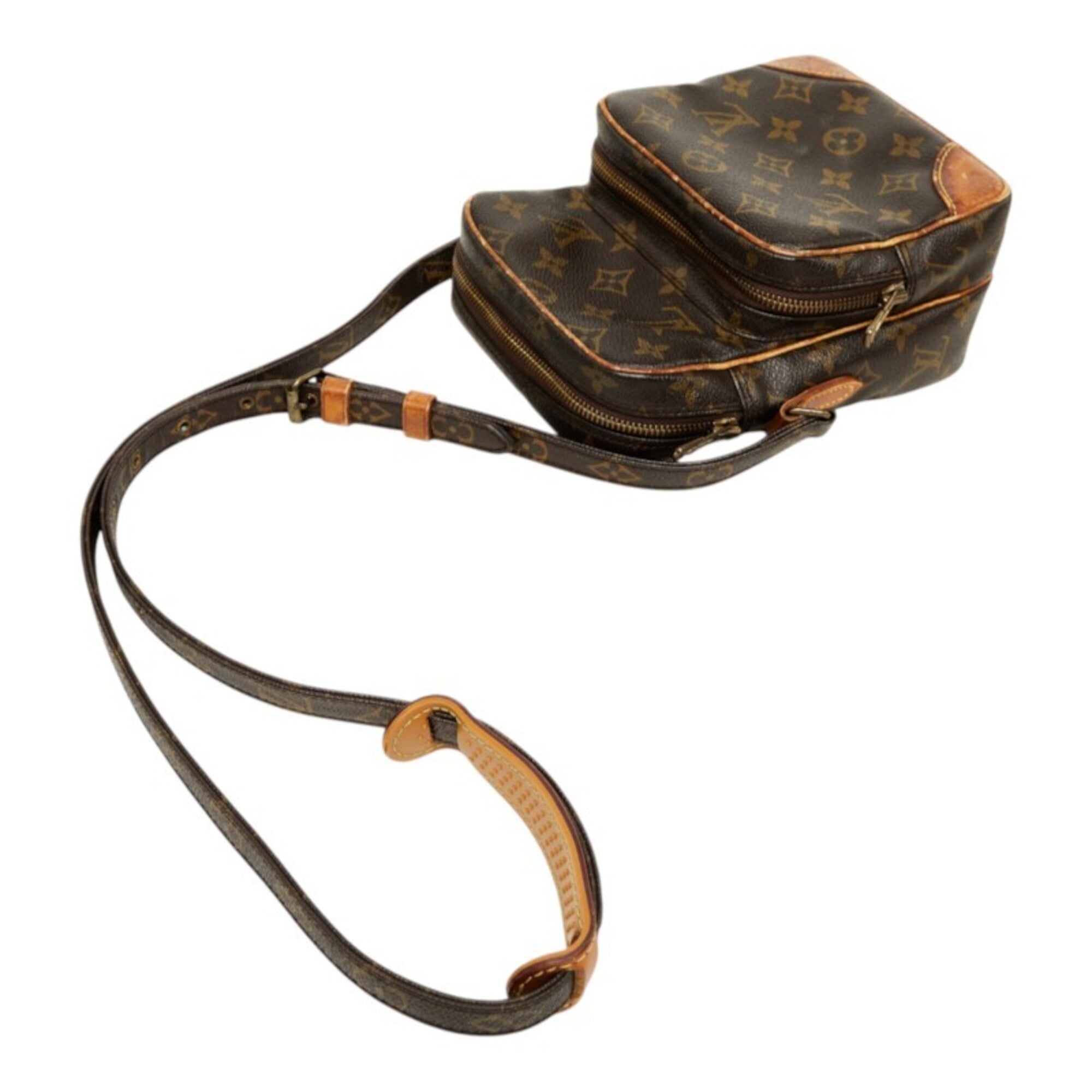 Louis Vuitton Brown Pvc Leather Shoulder Bag (Pre-Owned)