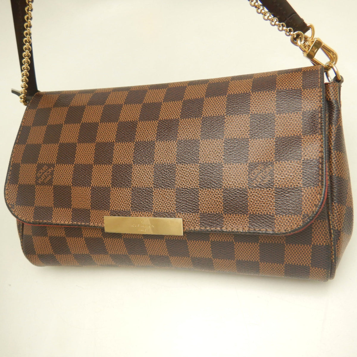 Louis Vuitton Ebene Damier Canvas Shoulder Bag (Pre-Owned)