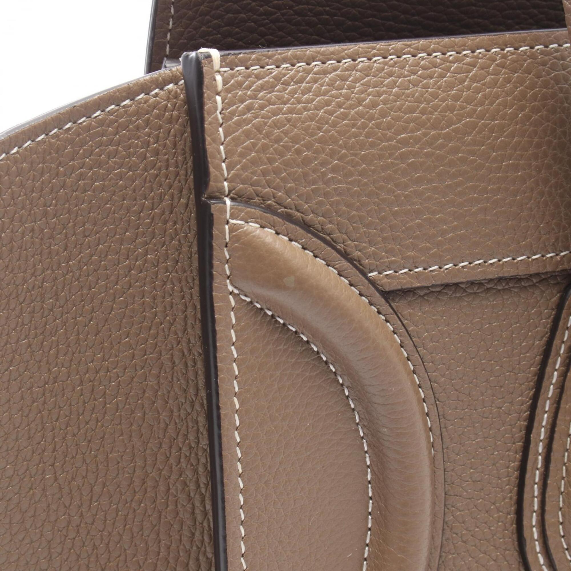 Celine Gray Leather Handbag (Pre-Owned)