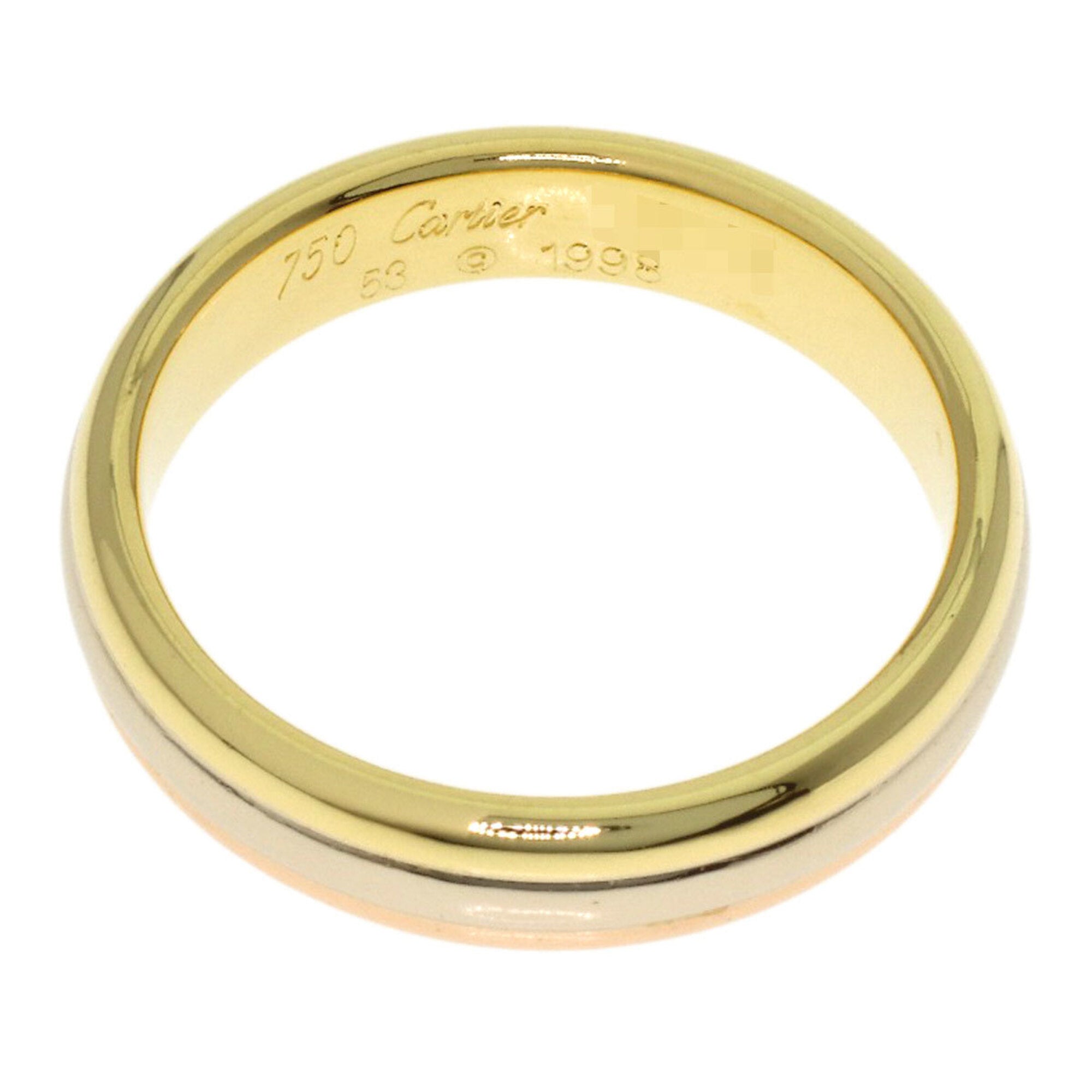 Cartier Yellow Gold (18K) Pink Gold (18K) White Gold (18K) Band Ring (Pre-Owned)