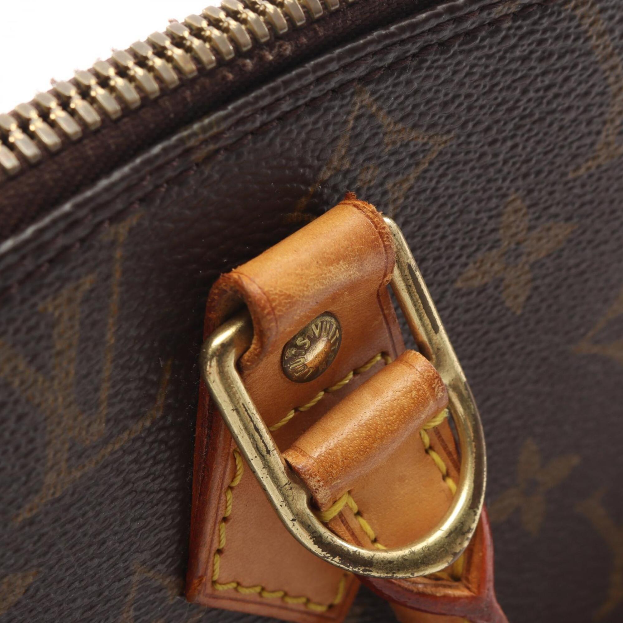 Louis Vuitton Brown Pvc Leather Handbag (Pre-Owned)