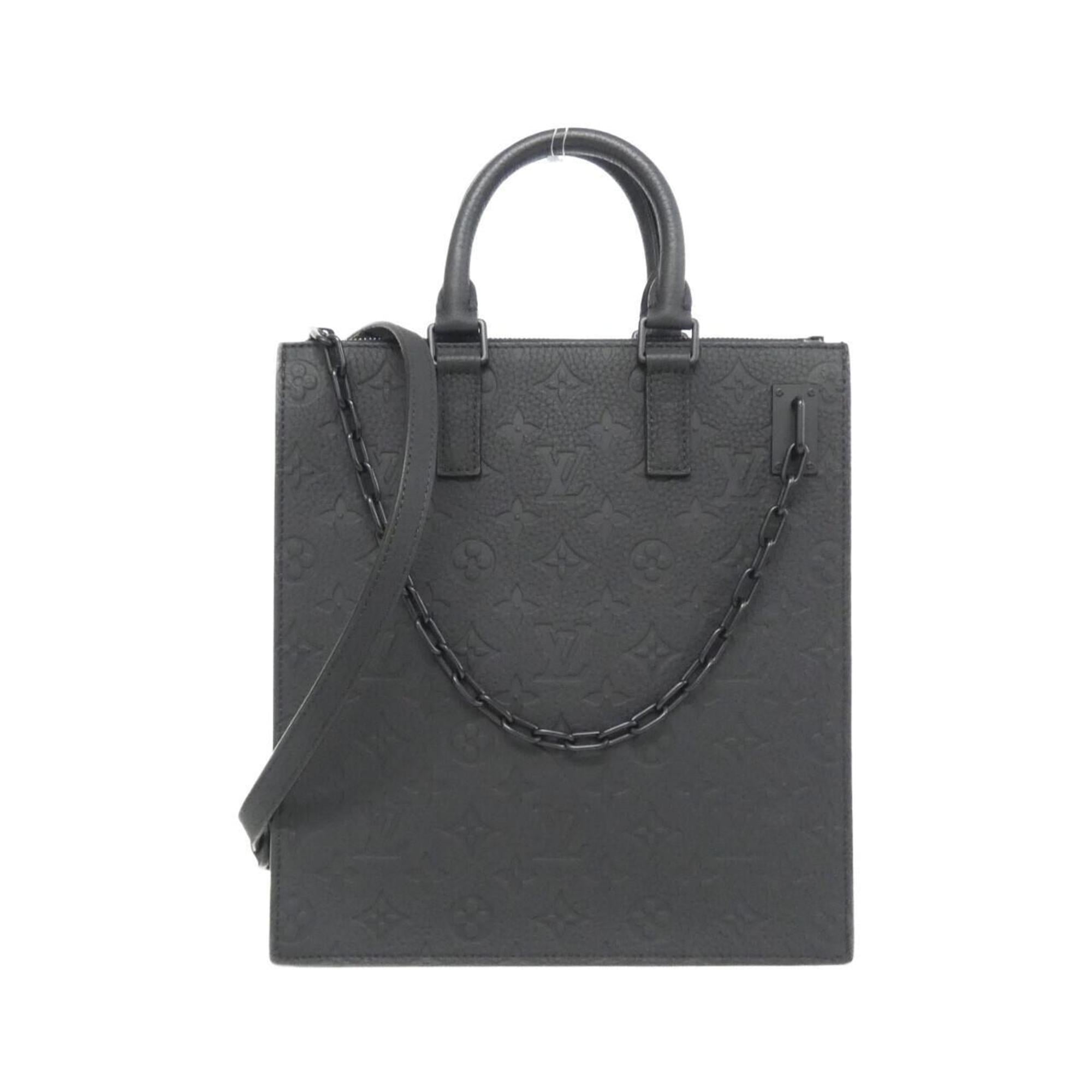 Louis Vuitton Taurillon Black Leather Handbag (Pre-Owned)