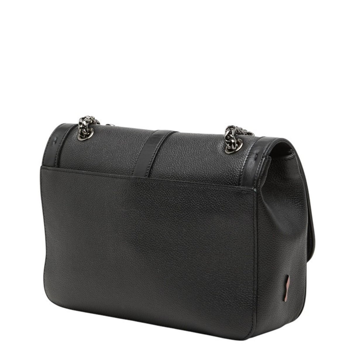 Christian Louboutin Black Leather Shoulder Bag (Pre-Owned)