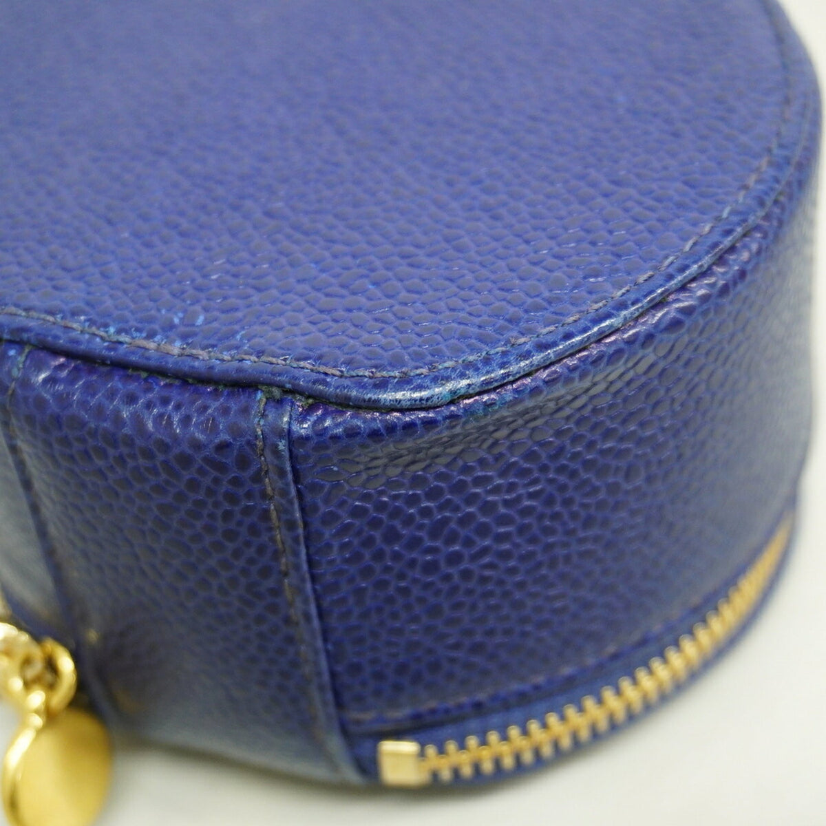 Chanel Navy Grained Calfskin (Pre-Owned)