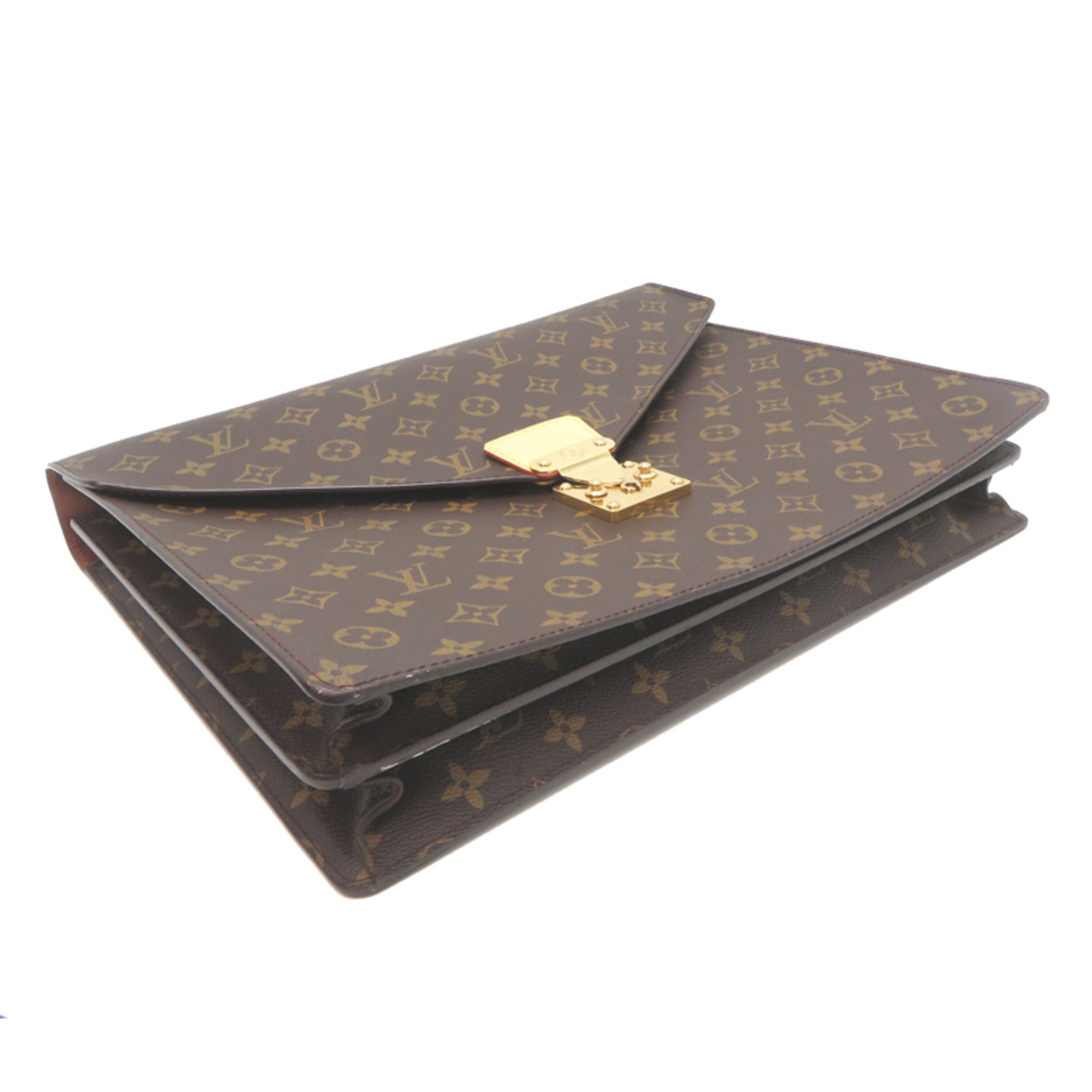 Louis Vuitton Brown Monogram Briefcase (Pre-Owned)