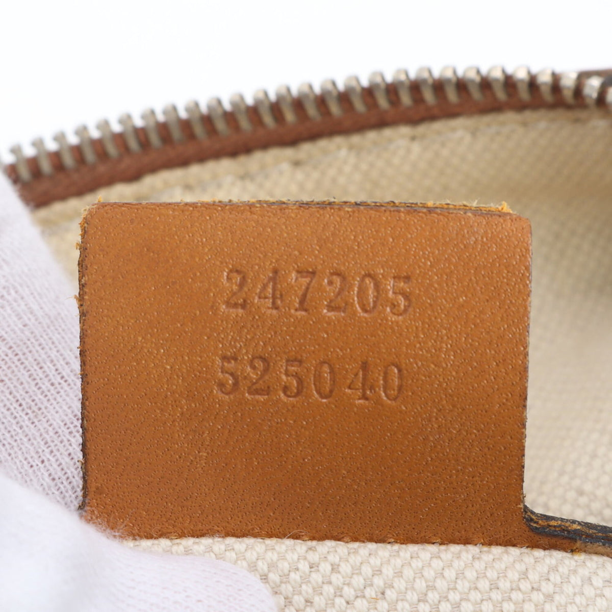 Gucci Brown Leather Canvas Boston Bag Handbag Tote Bag (Pre-Owned)